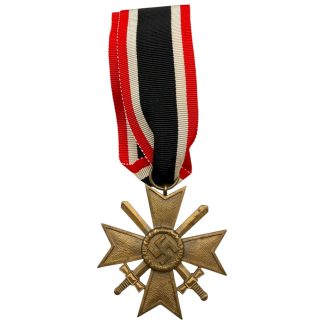 Original WWII German War Merit cross with Swords