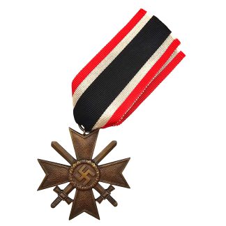 Original WWII German War Merit cross with Swords