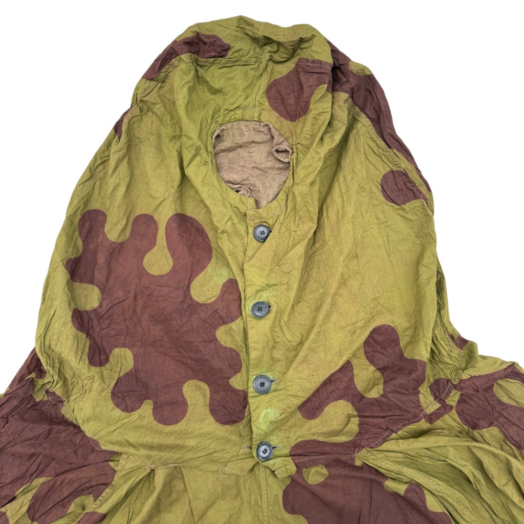 Original WWII Soviet Russian 'Amoeba' Sniper & Reconnaissance Camouflage Smock – 1941 Dated