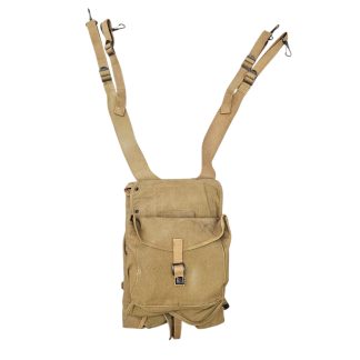 Original WWII US Army M-1928 Infantry Haversack Set with Mess Kit – 1942-1943