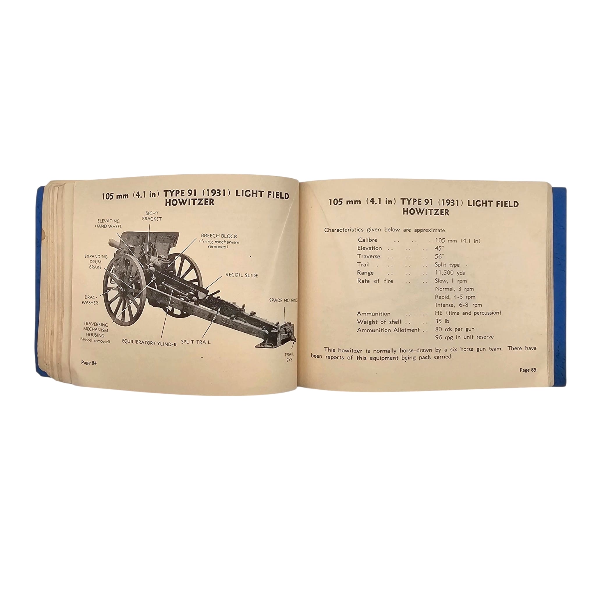 Original WWII Australian Military Forces General Staff Intelligence 'Japanese Equipment' Manual – May 1944 - Afbeelding 10