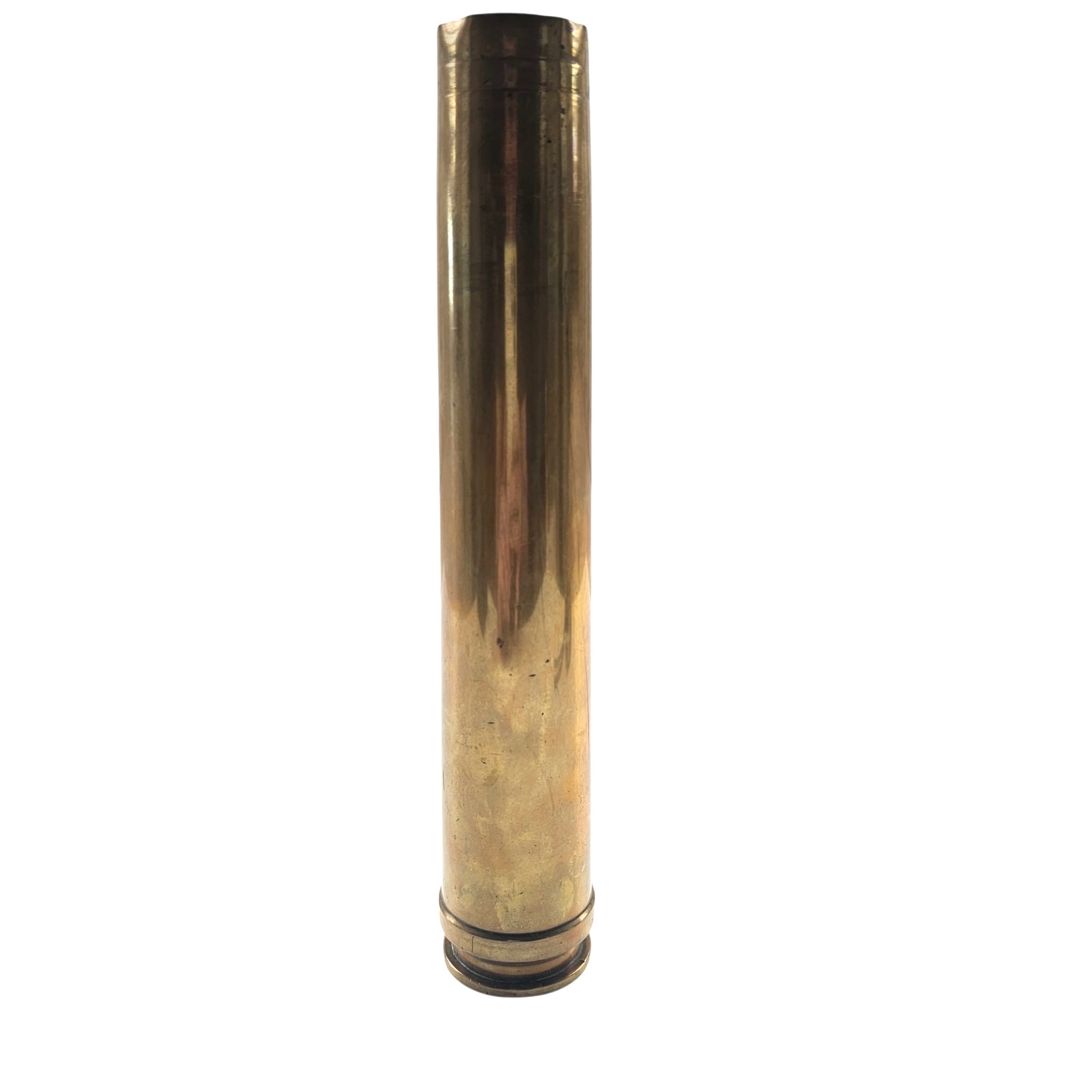 Original WWII German 3.7 cm Flak 18 Anti-Aircraft Brass Shell Casing 1938 - Afbeelding 5