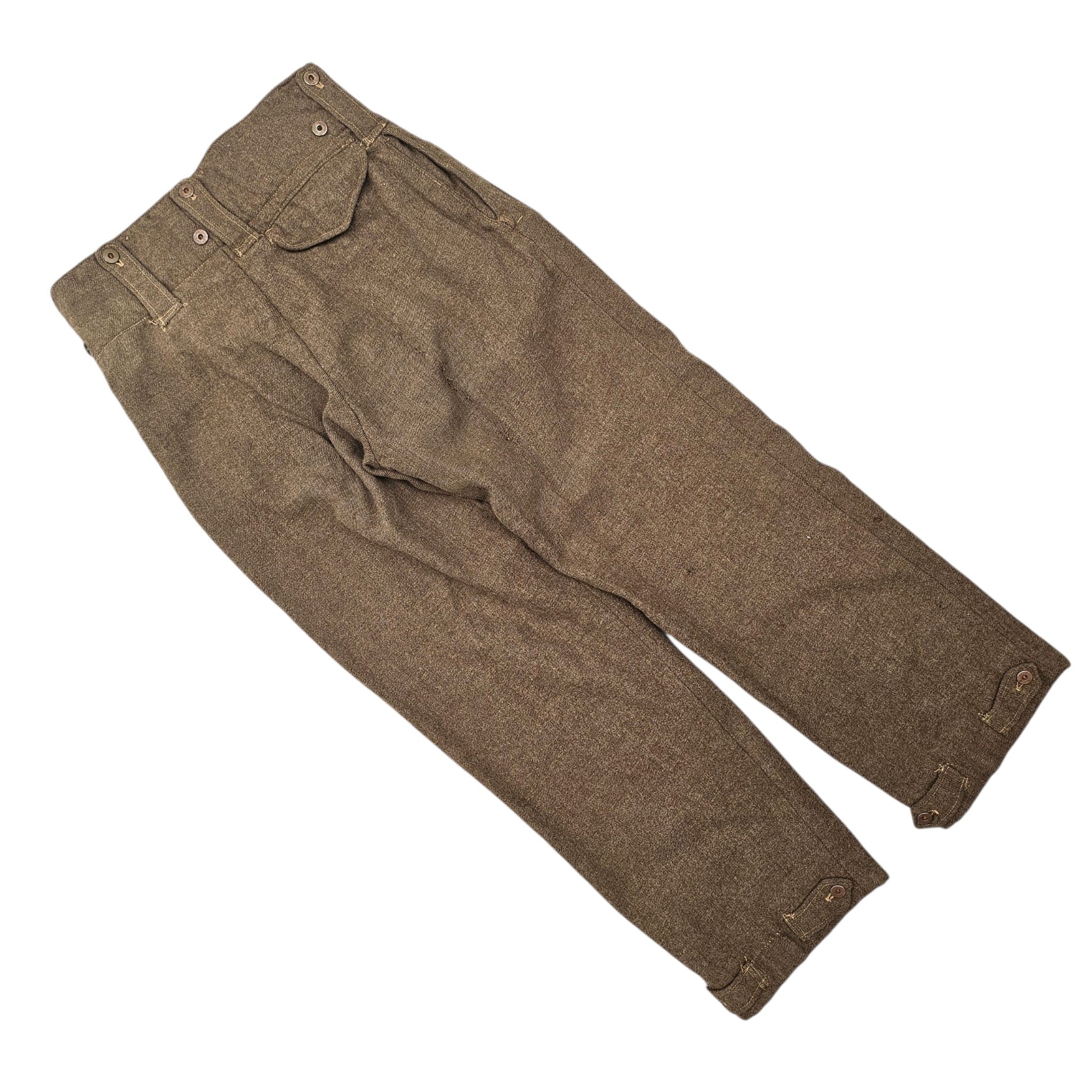 Original WWII Canadian Battle Dress Trousers – June 1945 Dated - Afbeelding 8