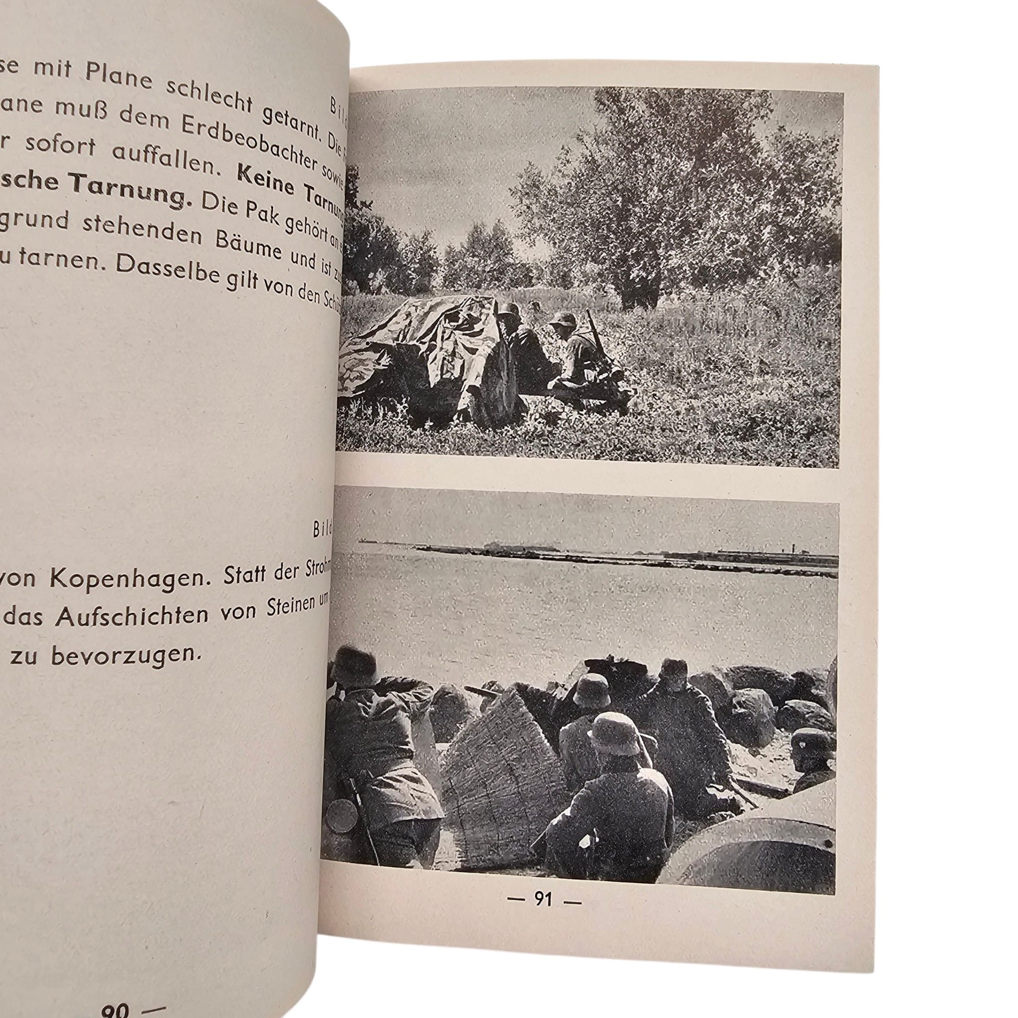 Original WWII German Army Camouflage Manual 'Tarnung aller Waffen' Bildheft 170 – 1944 - Afbeelding 5
