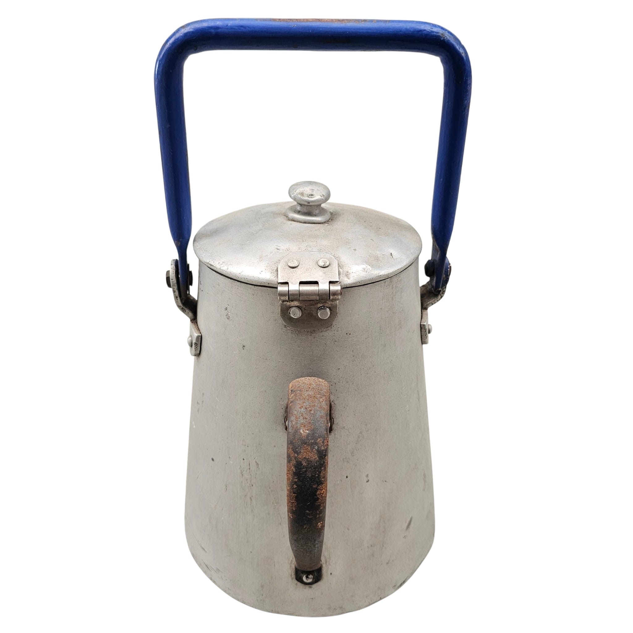 Original WWII German Luftwaffe Military Coffee Pot - Afbeelding 2