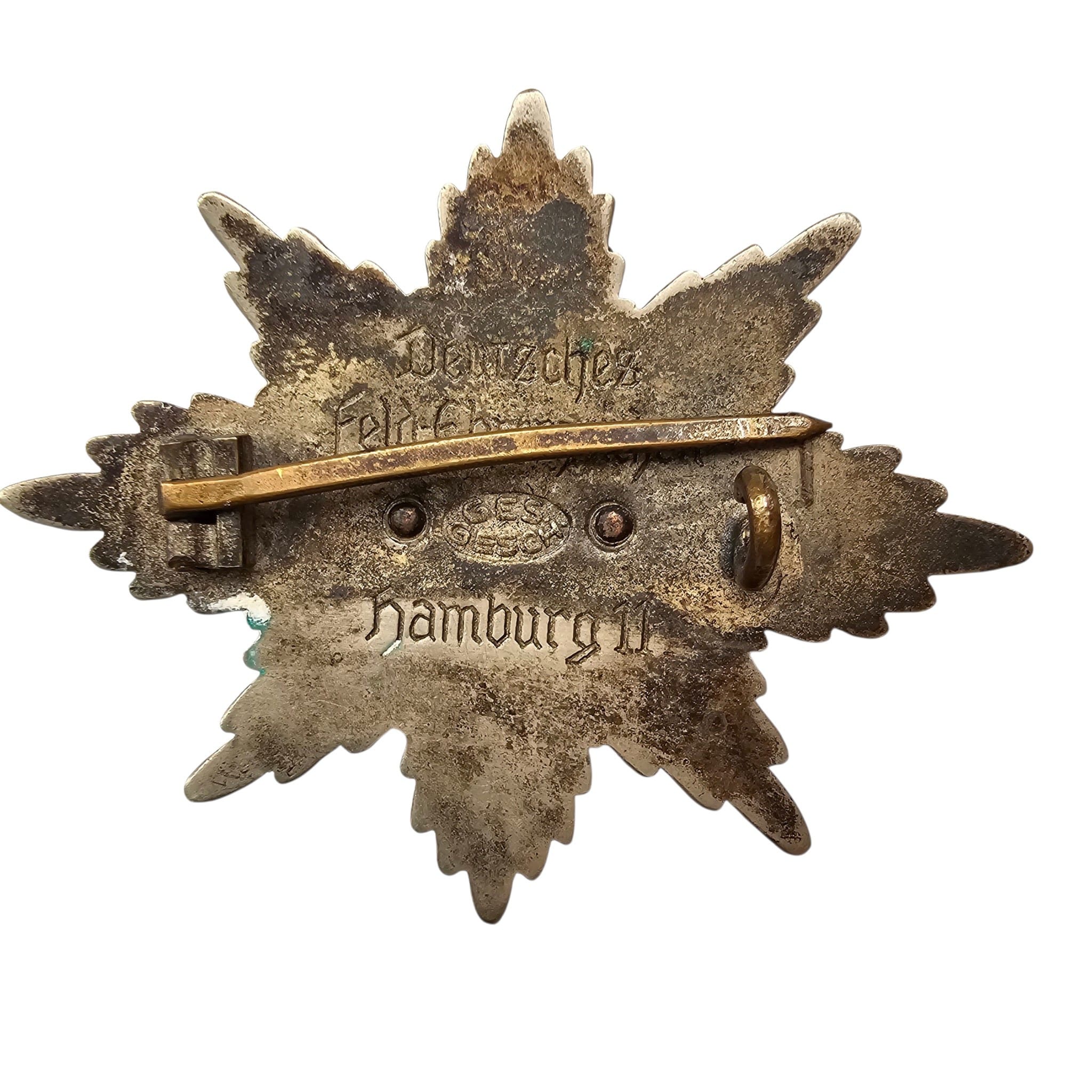 Original WWI German Deutsches Feld-Ehrenzeichen Hamburg Veteran's Badge