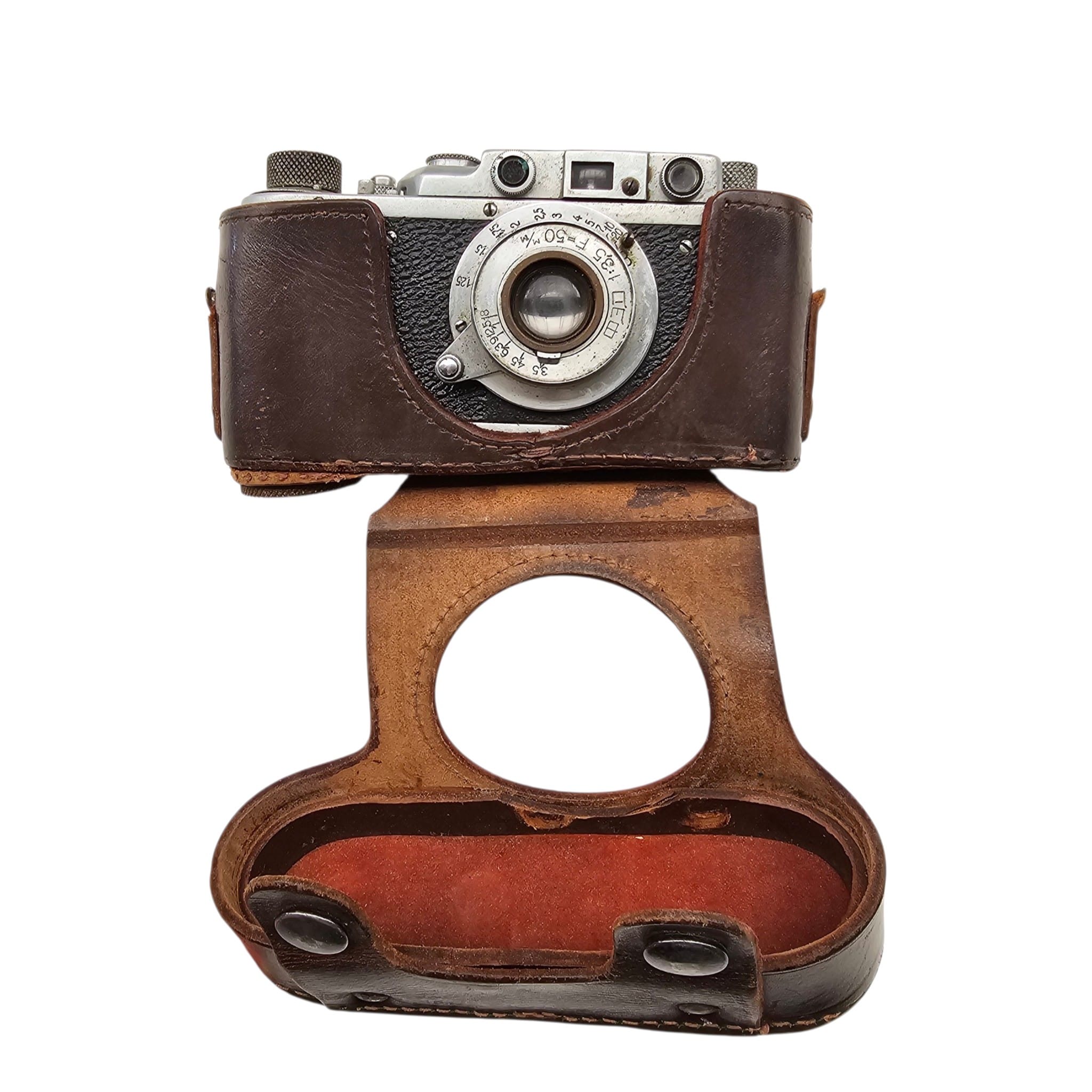 Original WWII Soviet Russian NKVD FED 1d Camera – 1941 – Kharkov