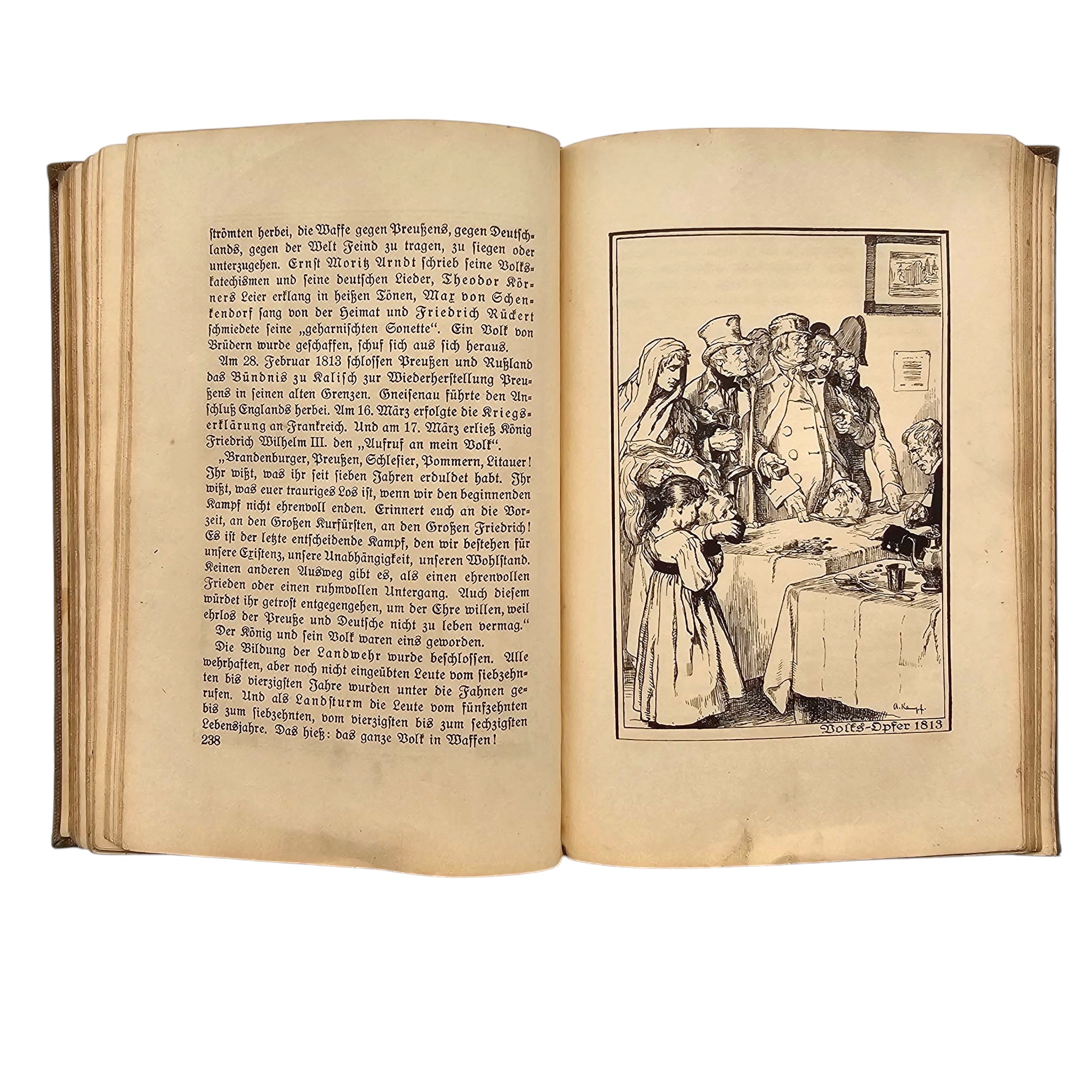 Original 1913 German Book 'Preußens Geschichte' by Rudolf Herzog – Illustrated Prussian History - Afbeelding 3