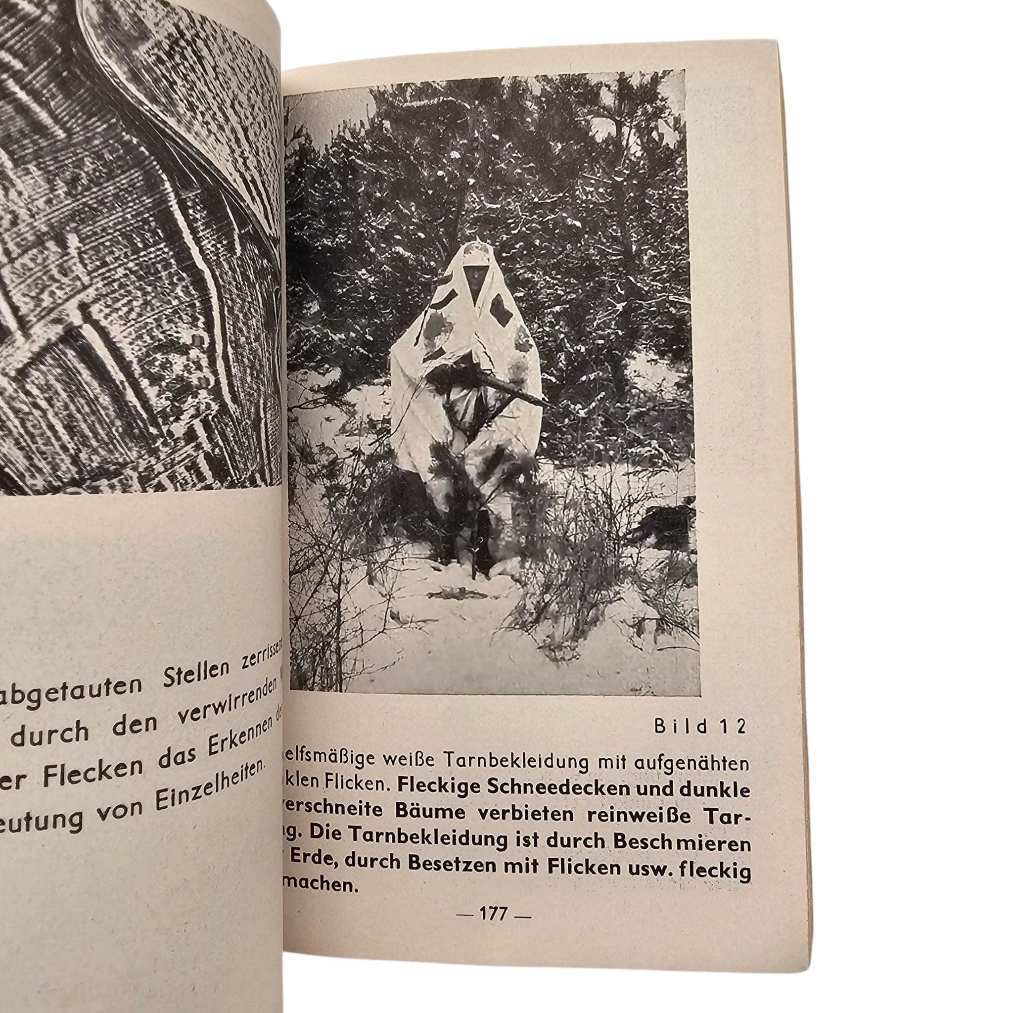 Original WWII German Army Camouflage Manual 'Tarnung aller Waffen' Bildheft 170 – 1944 - Afbeelding 3