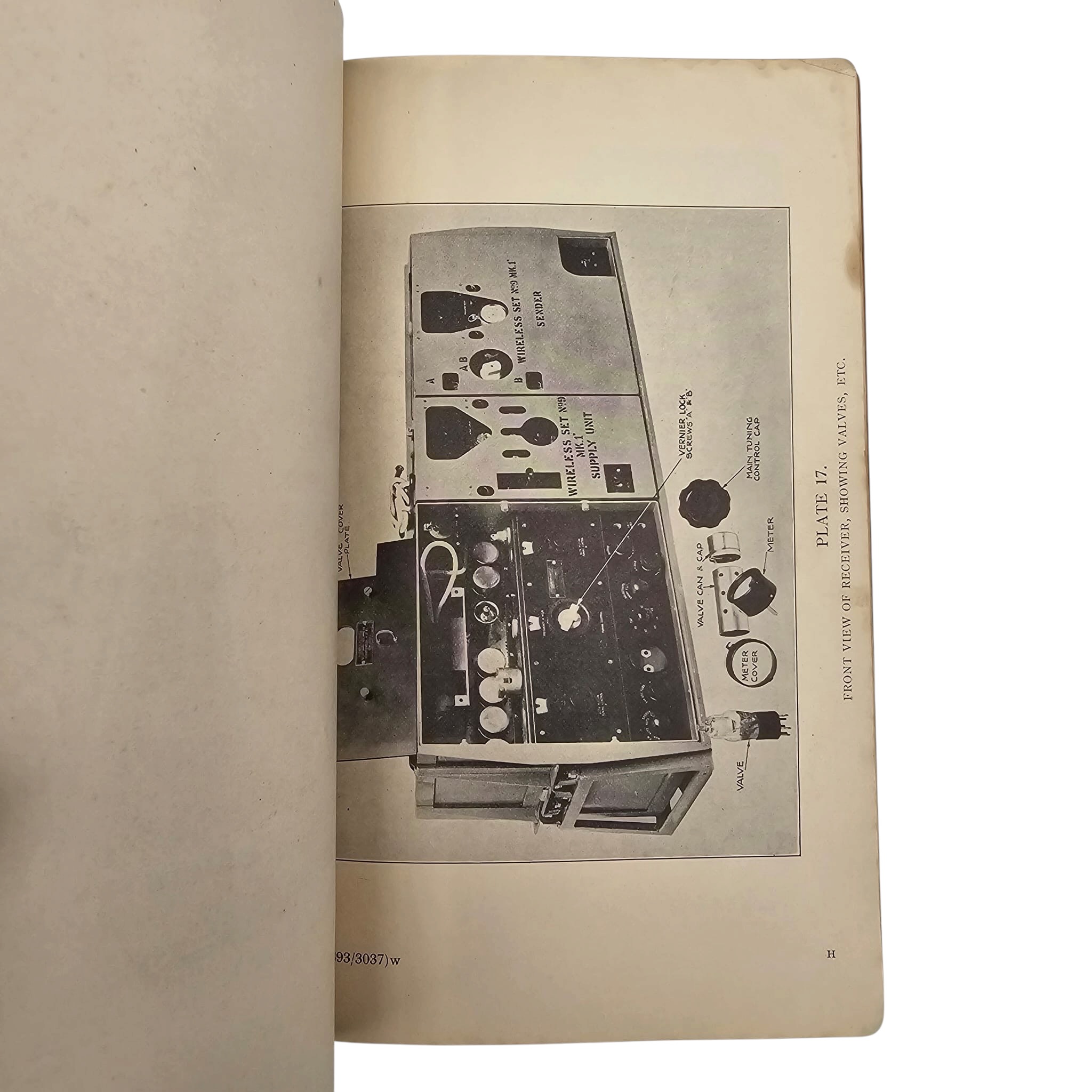 Original WWII British manual Signal Training Volume III, Pamphlet No. 25: Wireless Set No. 9 from 1940 - Afbeelding 6