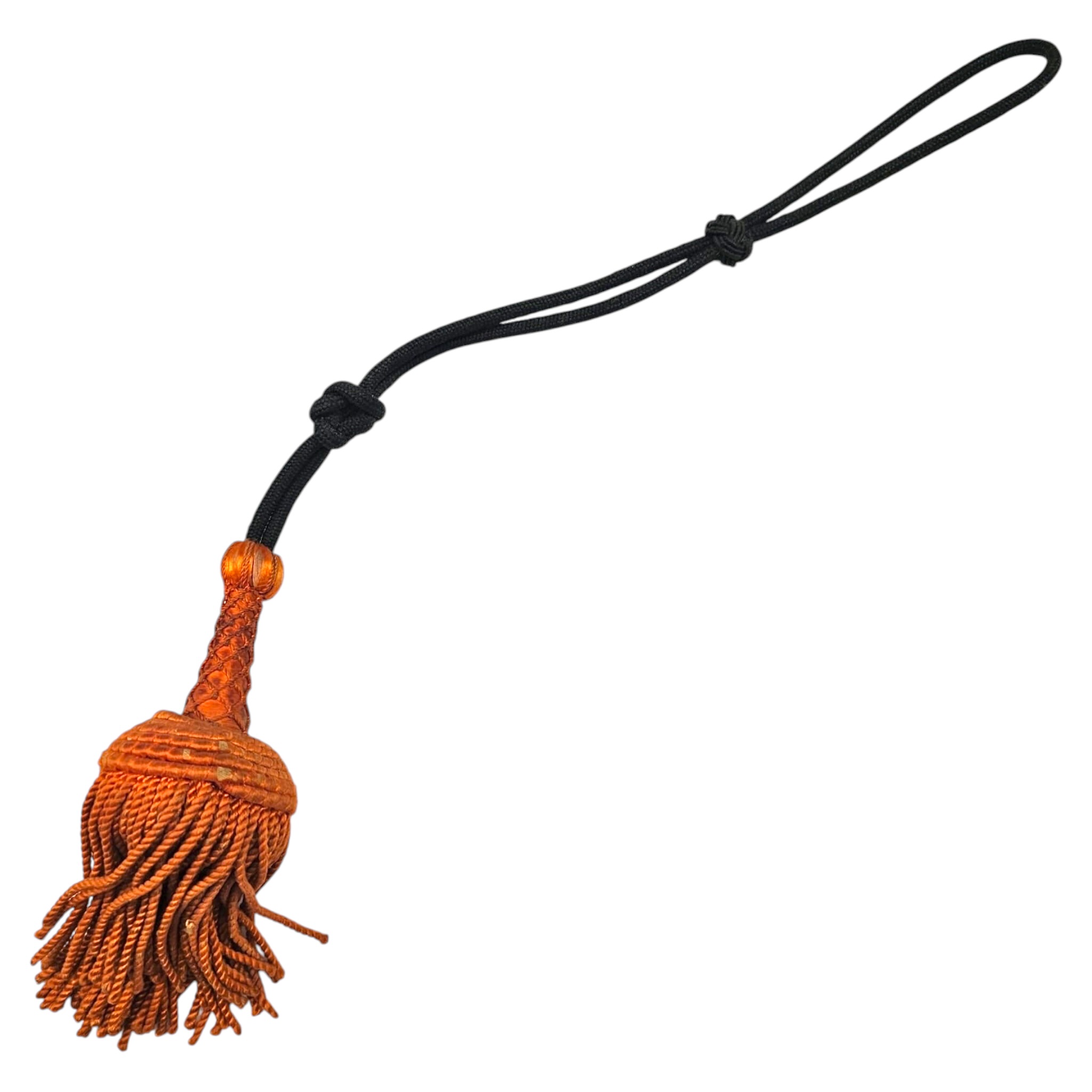 Original Pre-1940 Dutch Army & Royal Marechaussee Sword Portepee – Orange Sabre Tassel