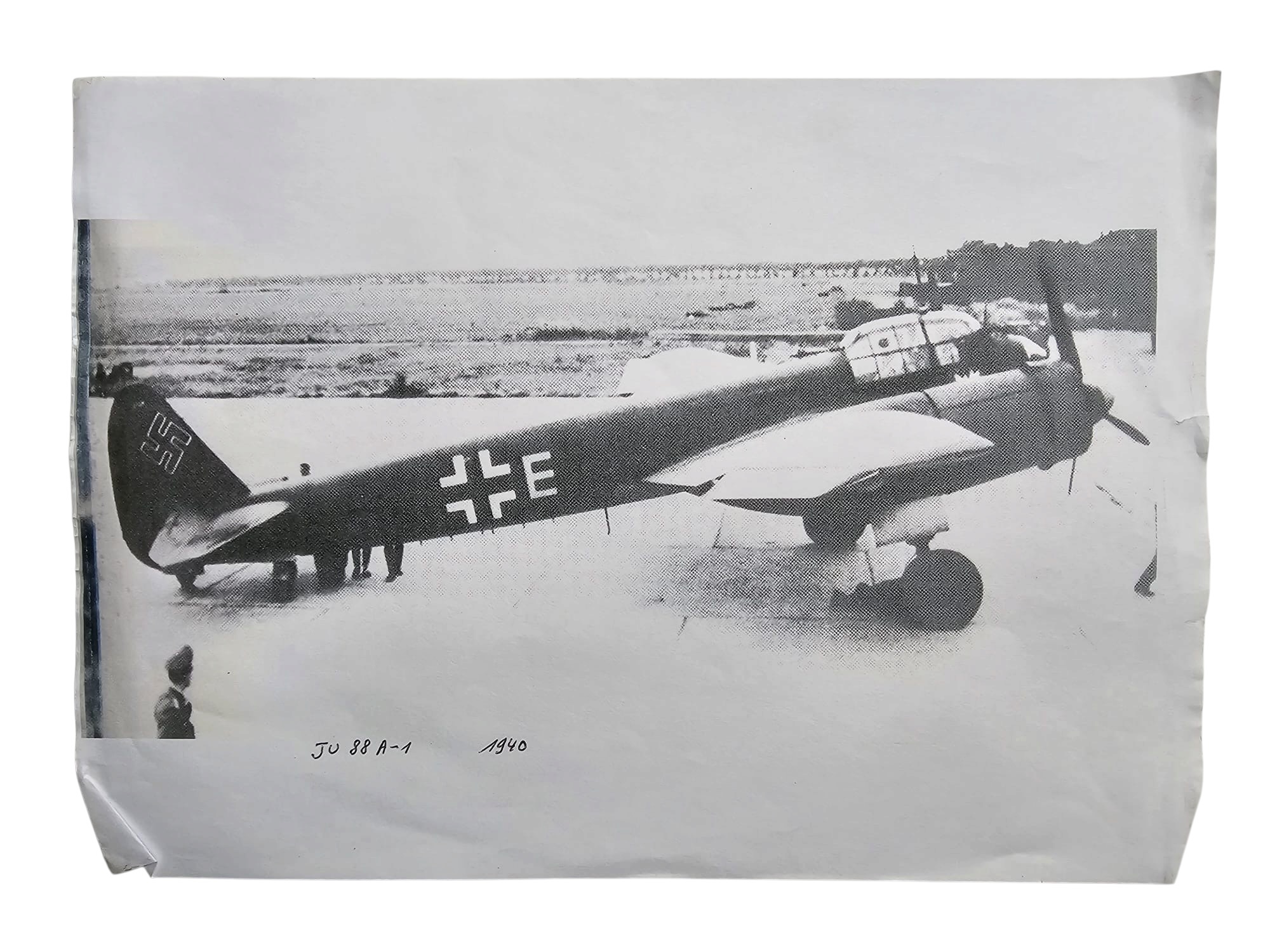 Original WWII German Junkers Ju 88 A-1 Right Wing Flap – Arado 1940 – Recovered near Bouillon, Belgium - Afbeelding 27