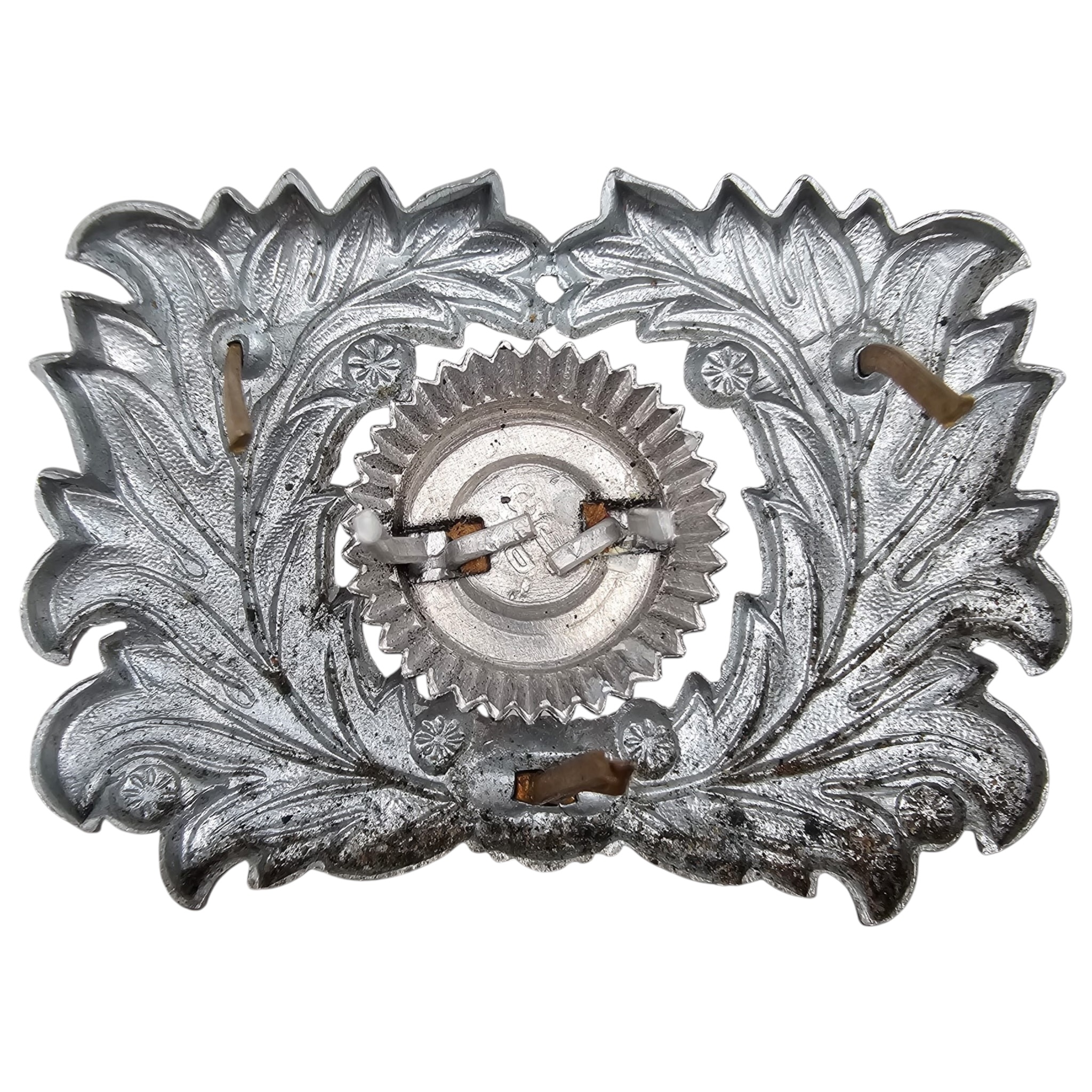 Original WWII German Zollgrenzschutz Visor Cap Wreath Cockade - Afbeelding 2
