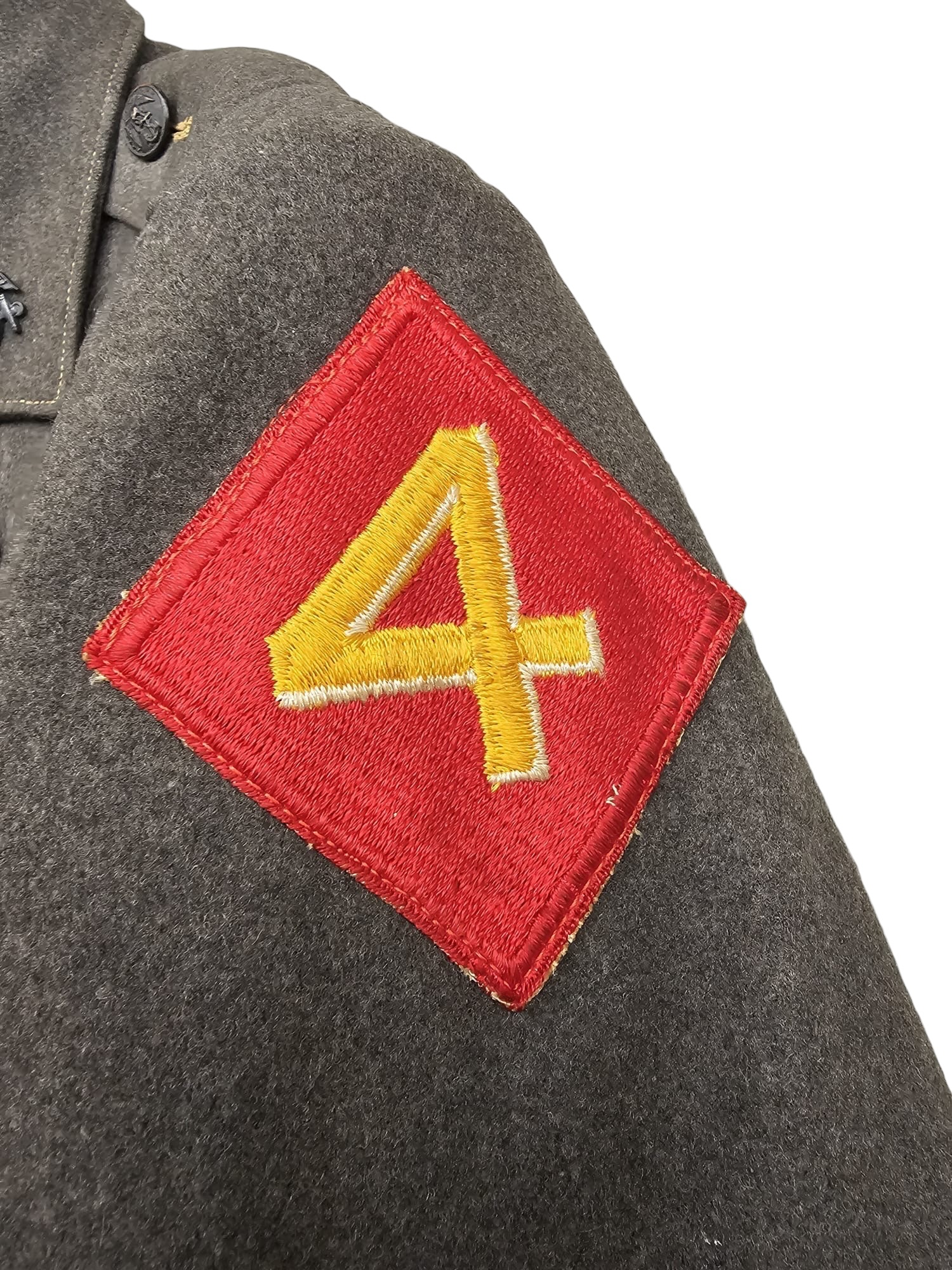 Original WWII USMC 4th Marine Division uniform, 1942 dated - Afbeelding 4