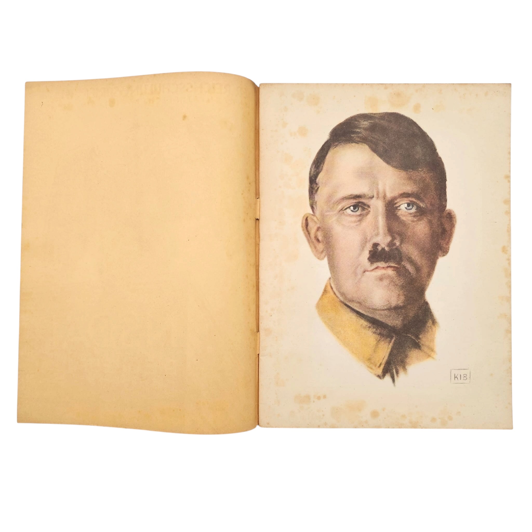 Original 1936 German NSDAP Reichsschulungsbrief Parteitag Booklet - Afbeelding 2