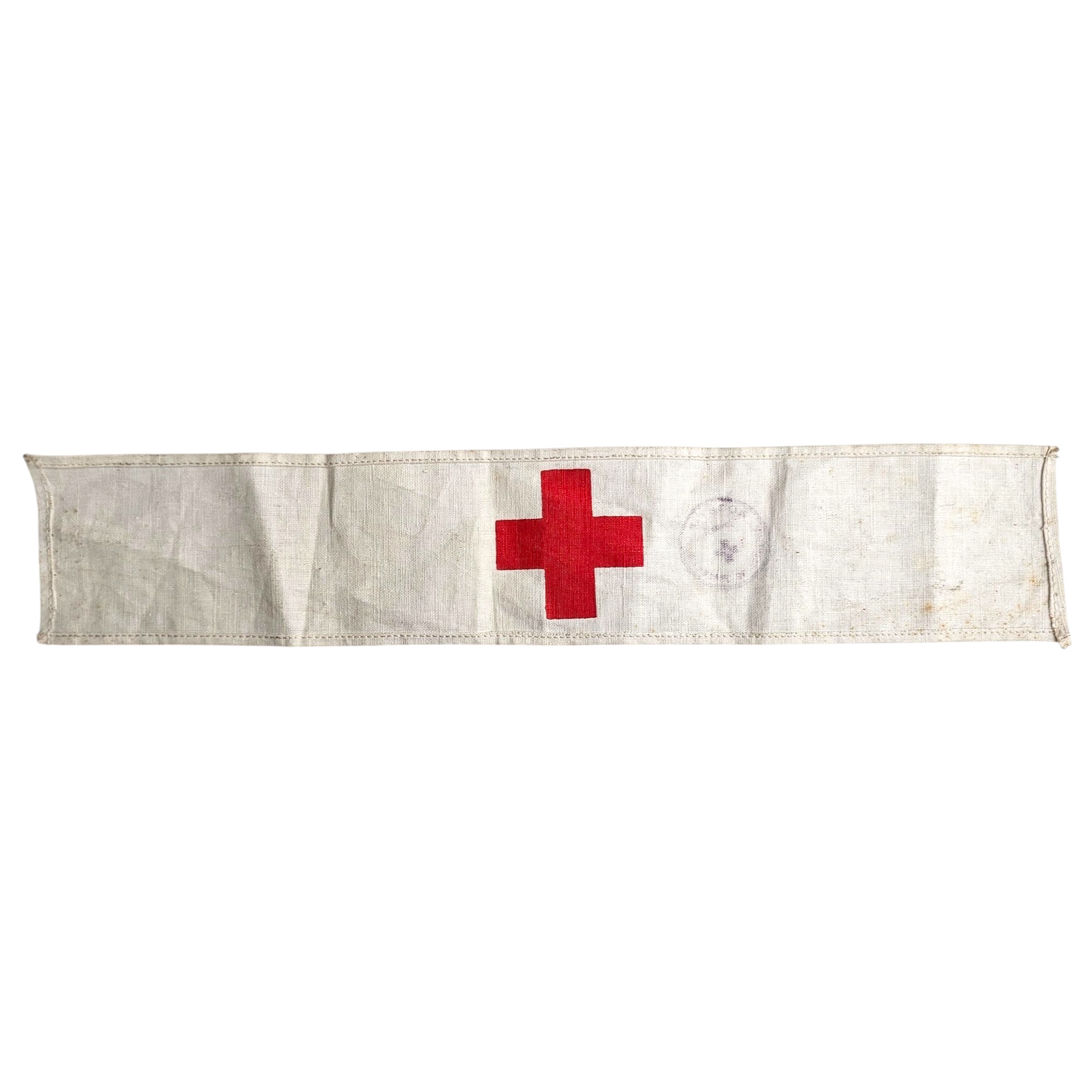 Original WWII Belgian Red Cross armband Arlon - Afbeelding 4