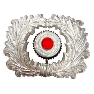 Origineel Duits kokarde-insigne met eikenloof krans voor een visorpet