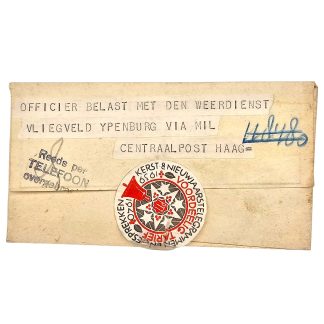 Origineel Rijkstelegraaf telegram vliegveld Ypenburg weerdienst 1939