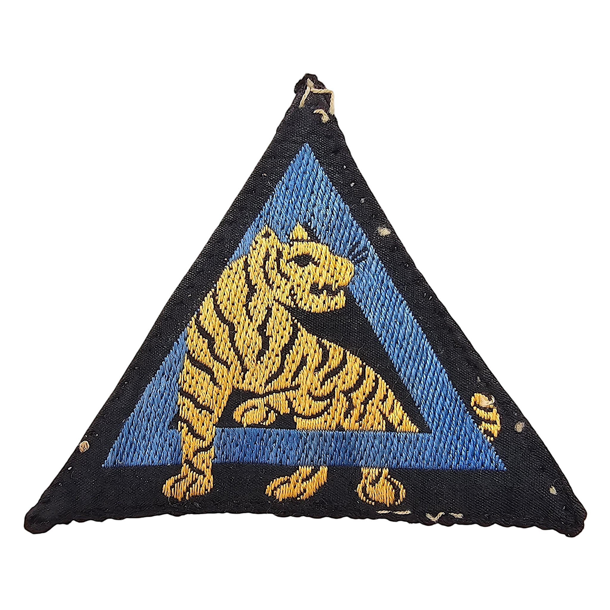 Original WWII British Indian Army 26th Indian Infantry Division Formation Patch – Bengal Tiger