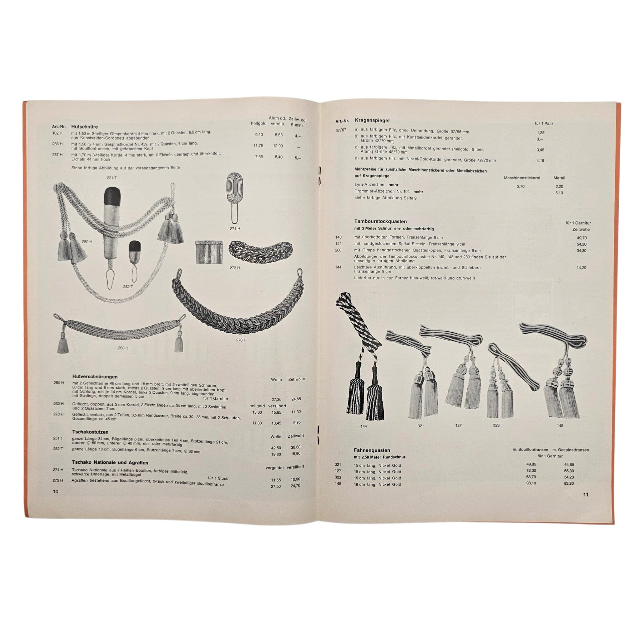 Original German 1970 Uniform Effects Catalogue for Clubs and Shooting Associations