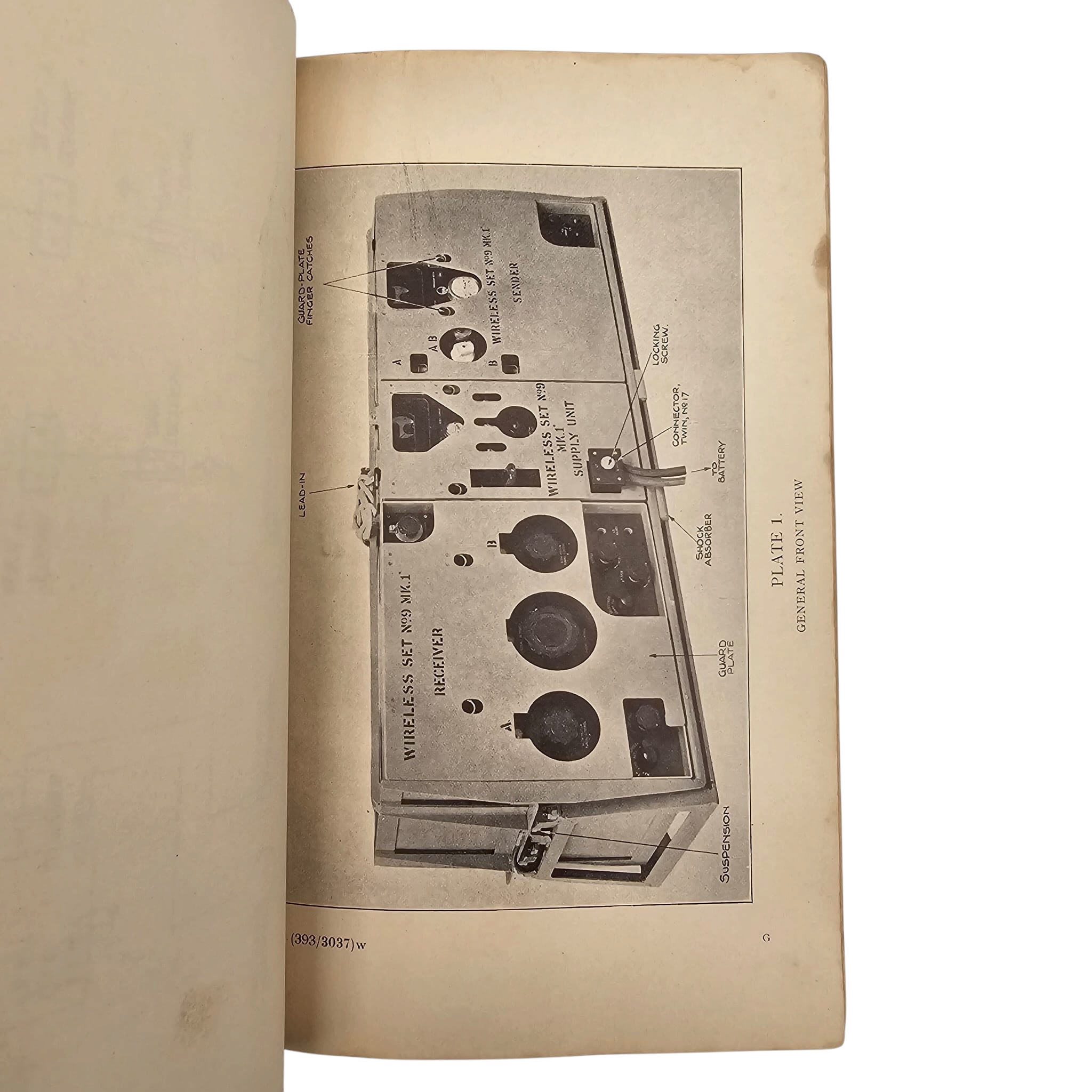 Original WWII British manual Signal Training Volume III, Pamphlet No. 25: Wireless Set No. 9 from 1940 - Afbeelding 8