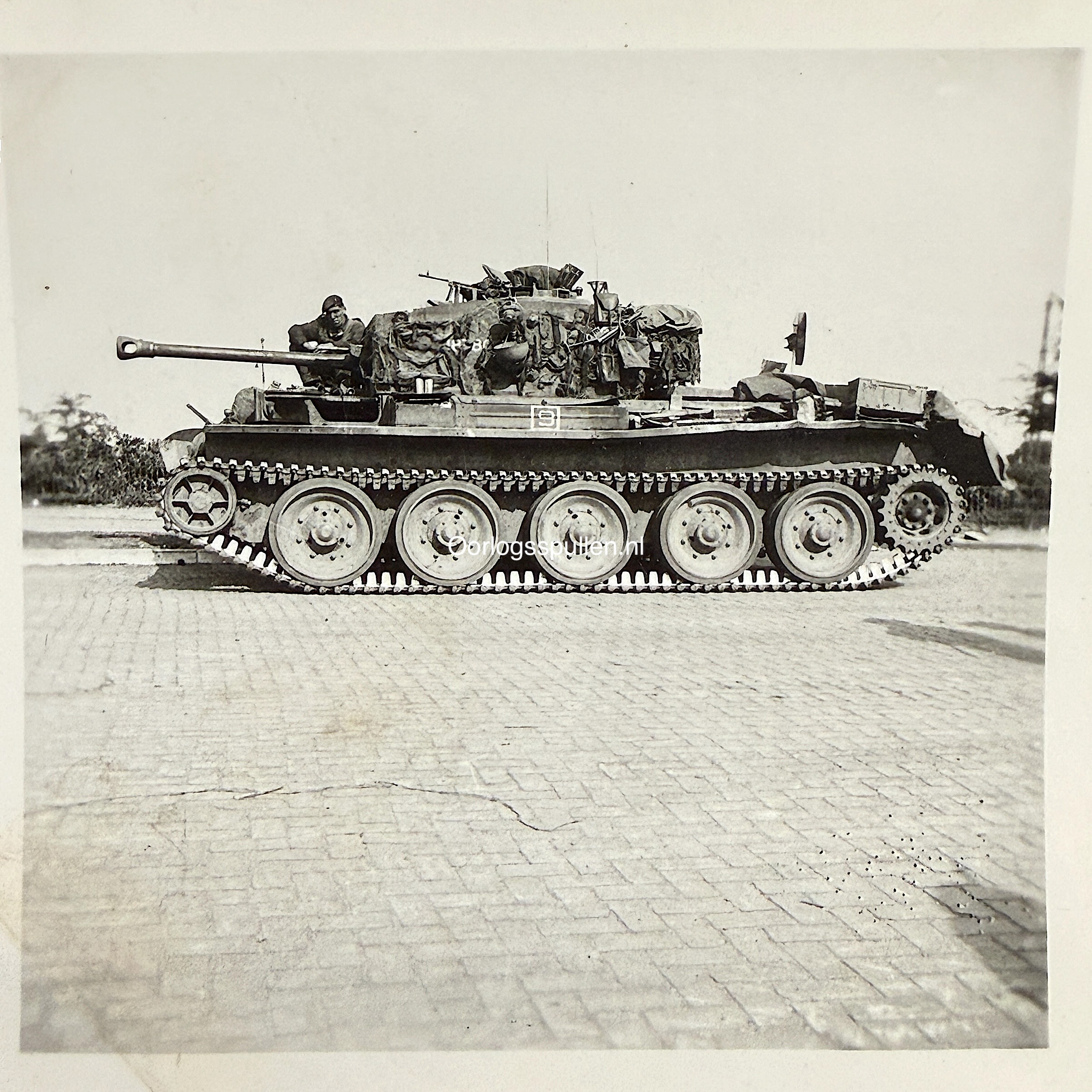 Original WWII US photo set Operation Market Garden in Nijmegen - 82nd Airborne division and British tank corps September 1944 - Afbeelding 8