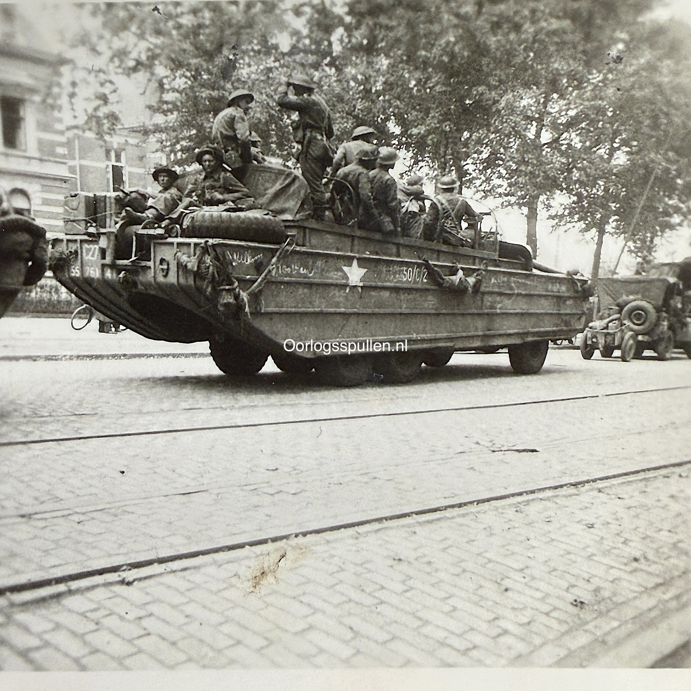 Original WWII US photo set Operation Market Garden in Nijmegen - 82nd Airborne division and British tank corps September 1944 - Afbeelding 7