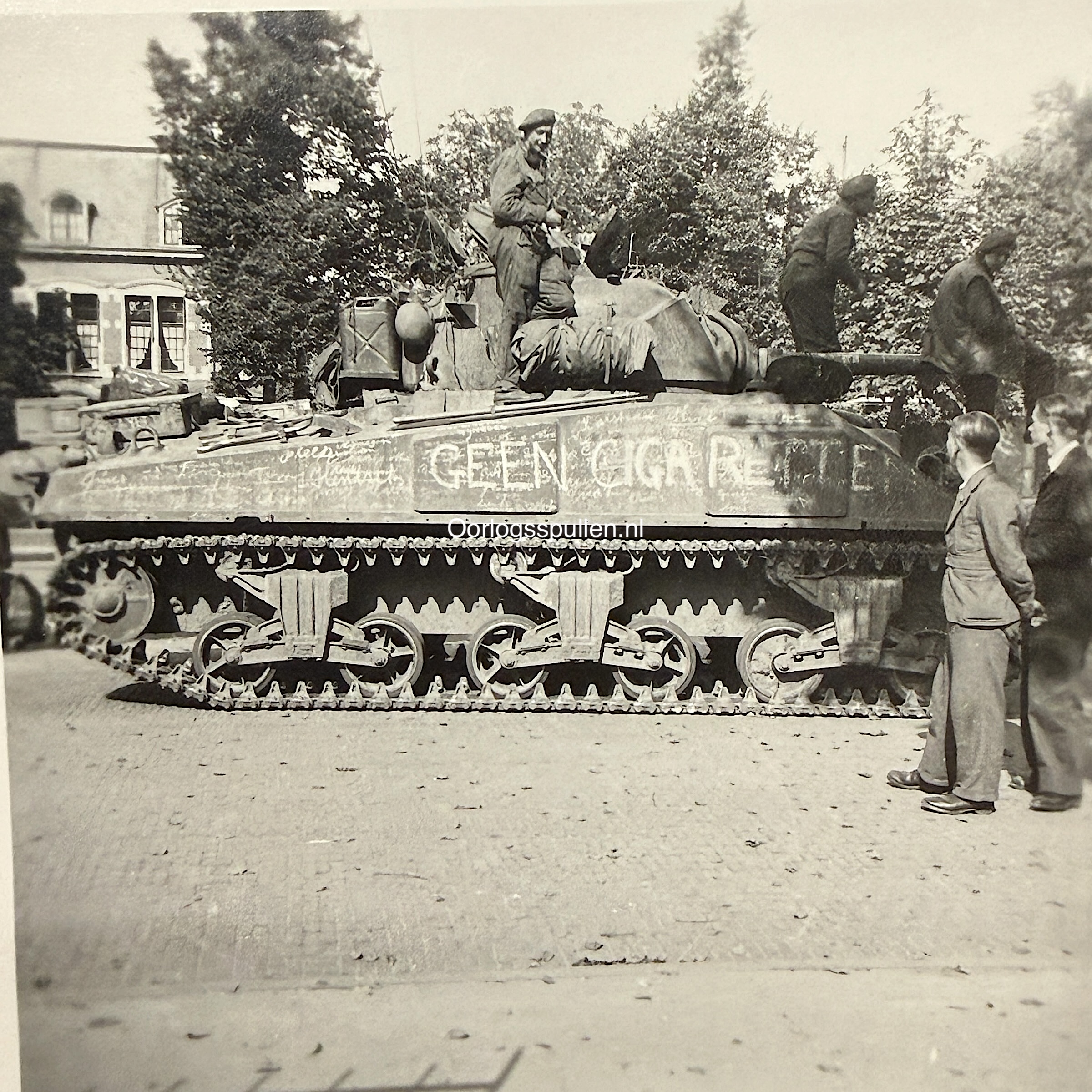 Original WWII US photo set Operation Market Garden in Nijmegen - 82nd Airborne division and British tank corps September 1944 - Afbeelding 5