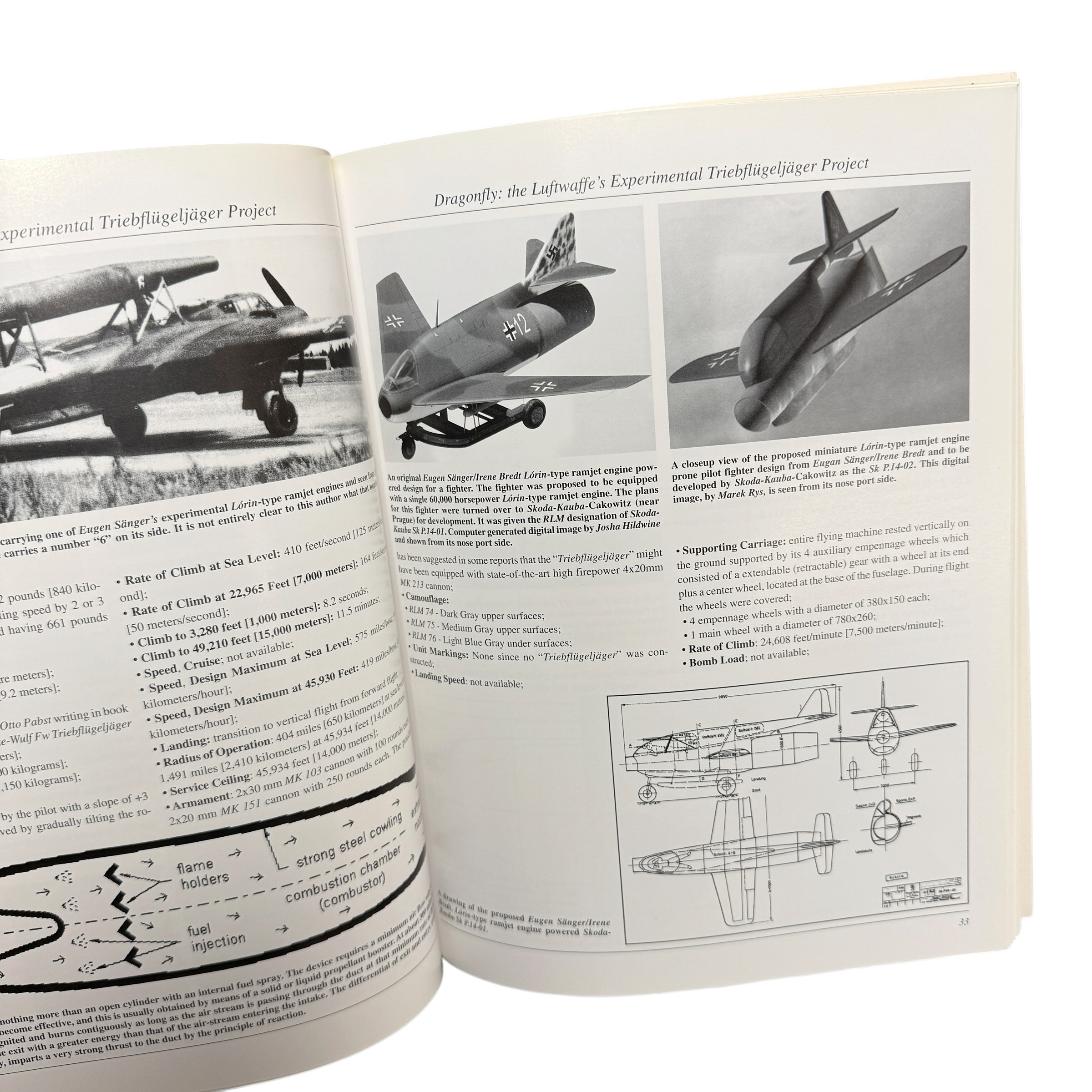 Dragonfly: The Luftwaffe's Experimental Triebflügeljäger Project Book by David Myhra - Afbeelding 4