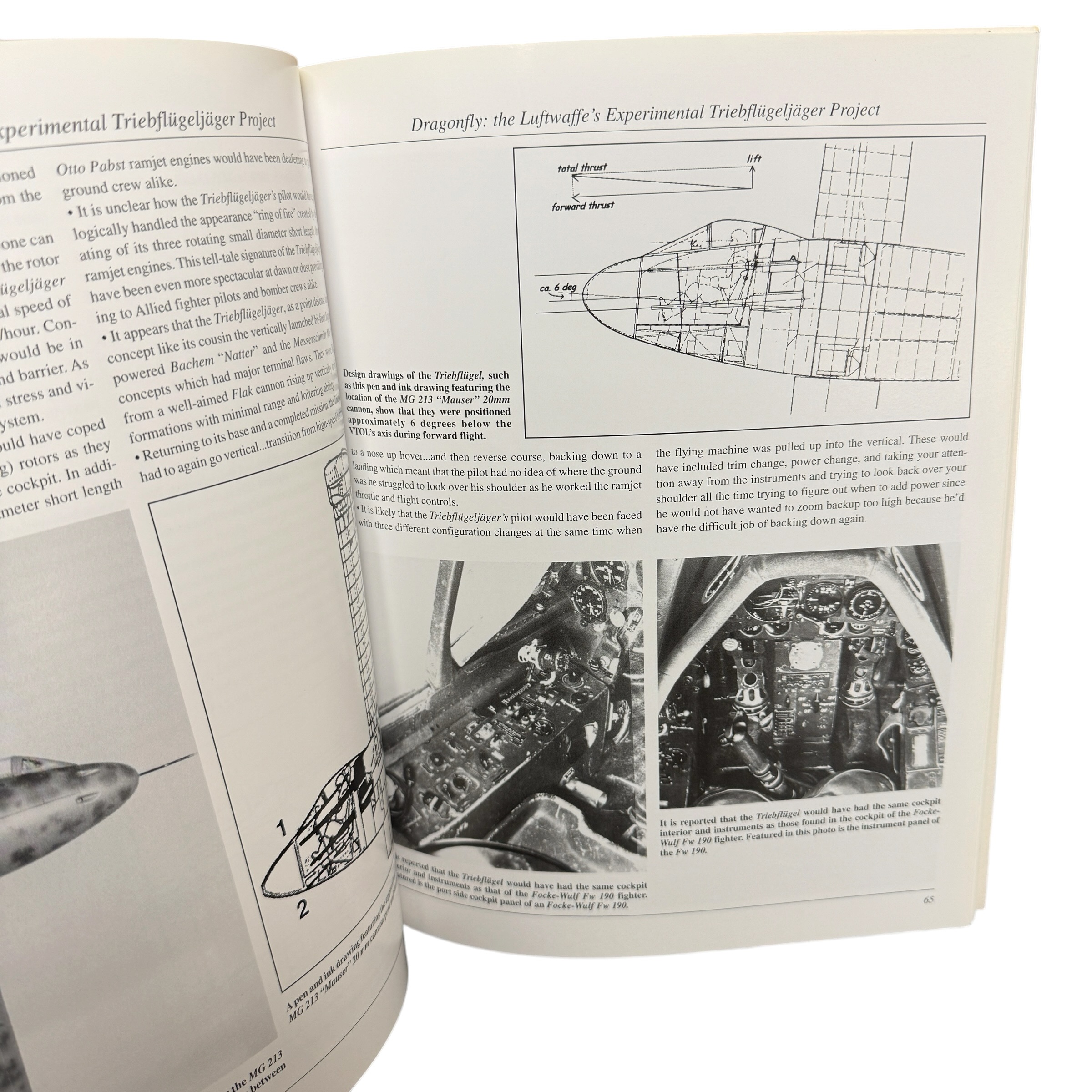 Dragonfly: The Luftwaffe's Experimental Triebflügeljäger Project Book by David Myhra - Afbeelding 3