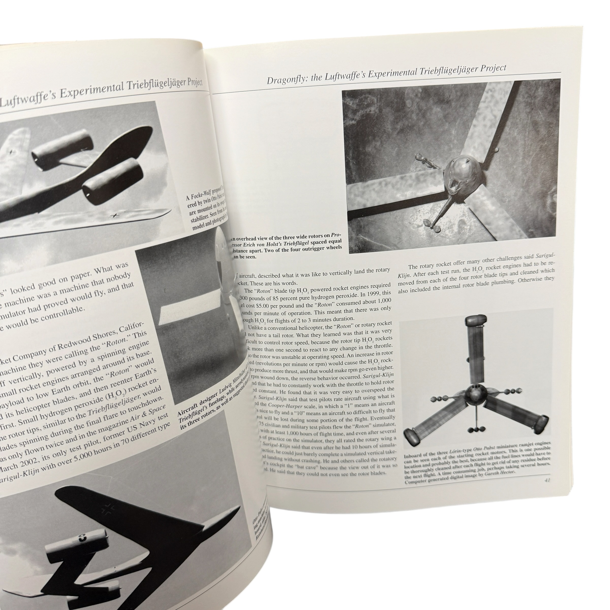Dragonfly: The Luftwaffe's Experimental Triebflügeljäger Project Book by David Myhra - Afbeelding 2