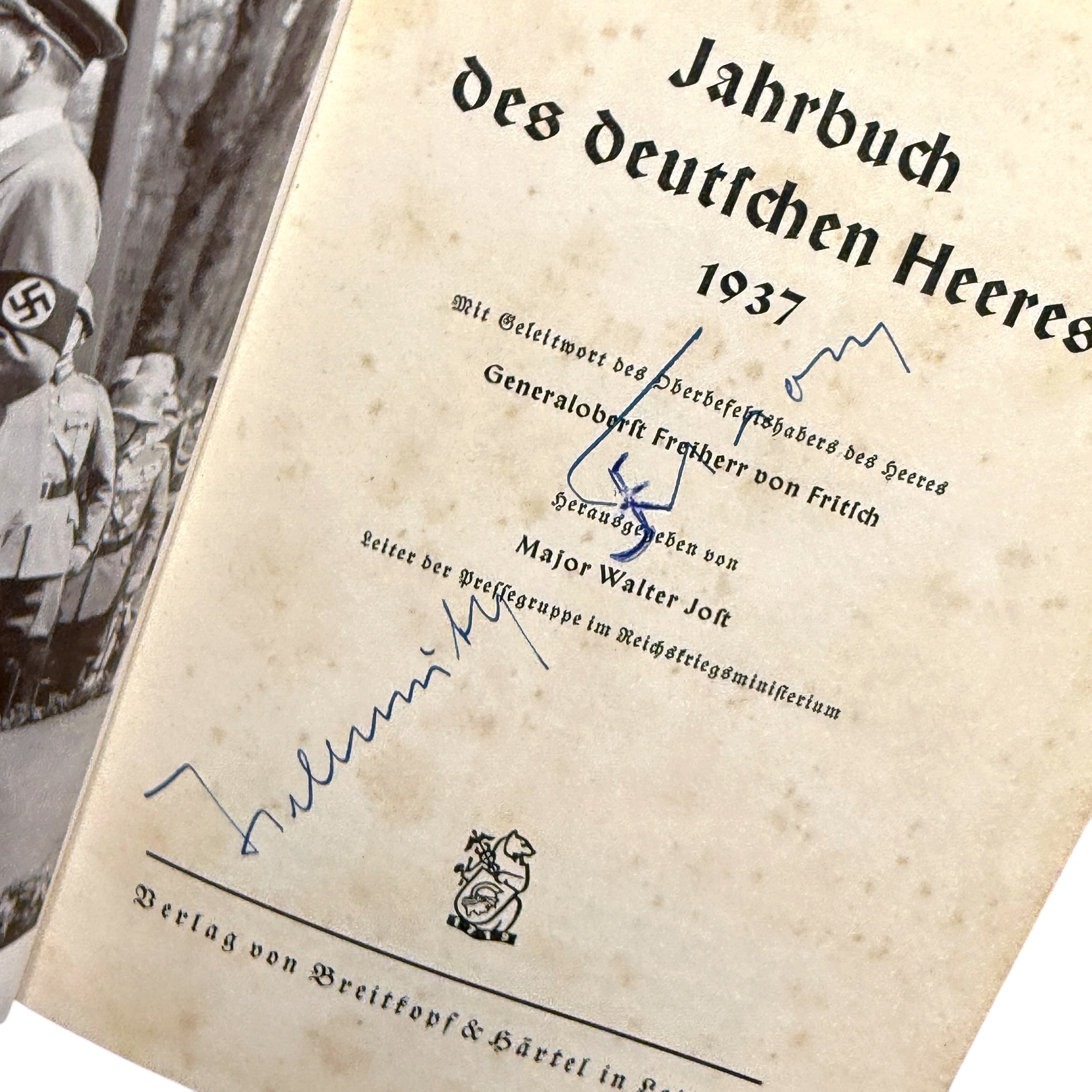 Original 1937 German Army Jahrbuch des Deutschen Heeres - Afbeelding 3