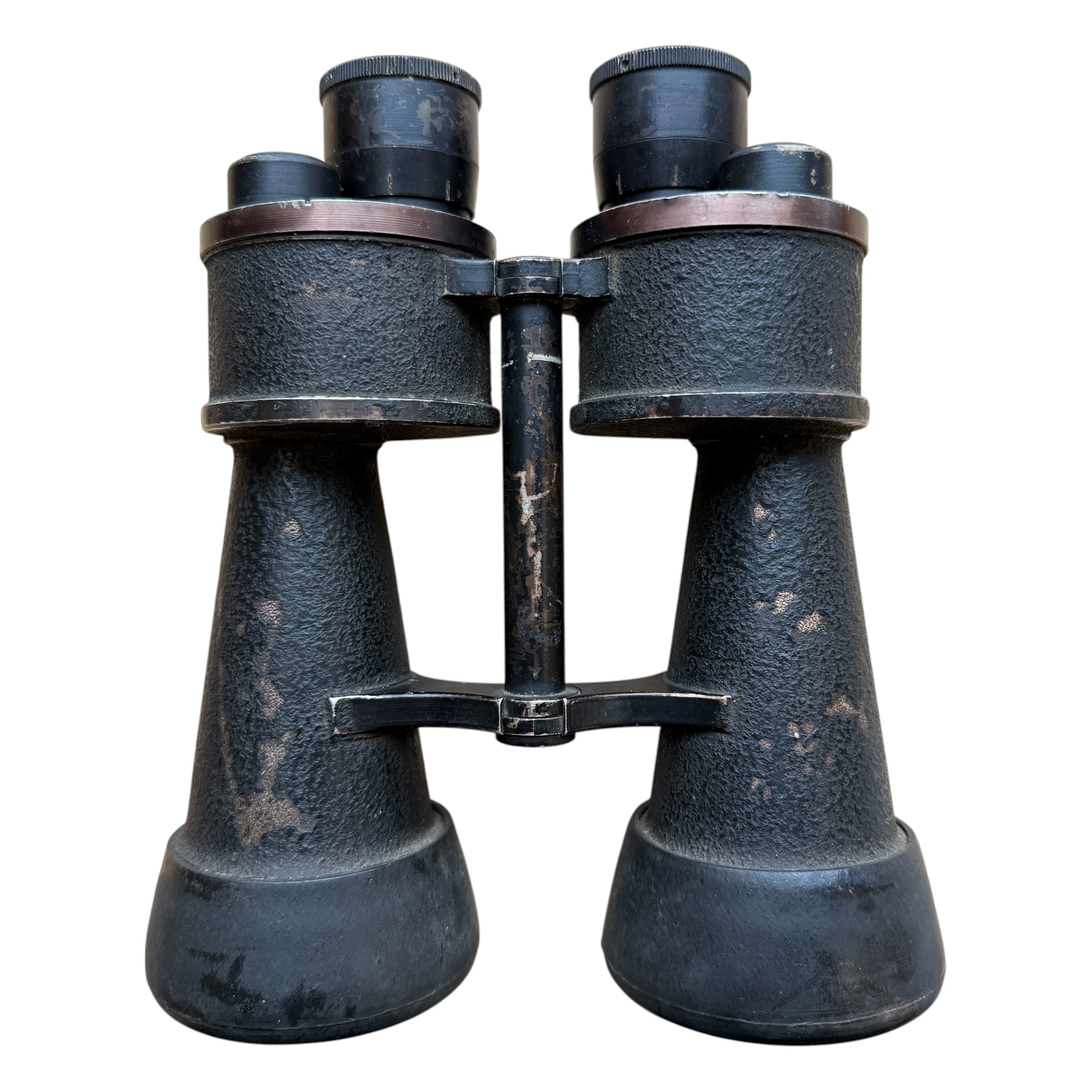 Original WWII German Kriegsmarine 7x50 Binoculars 'Beh' - Afbeelding 2