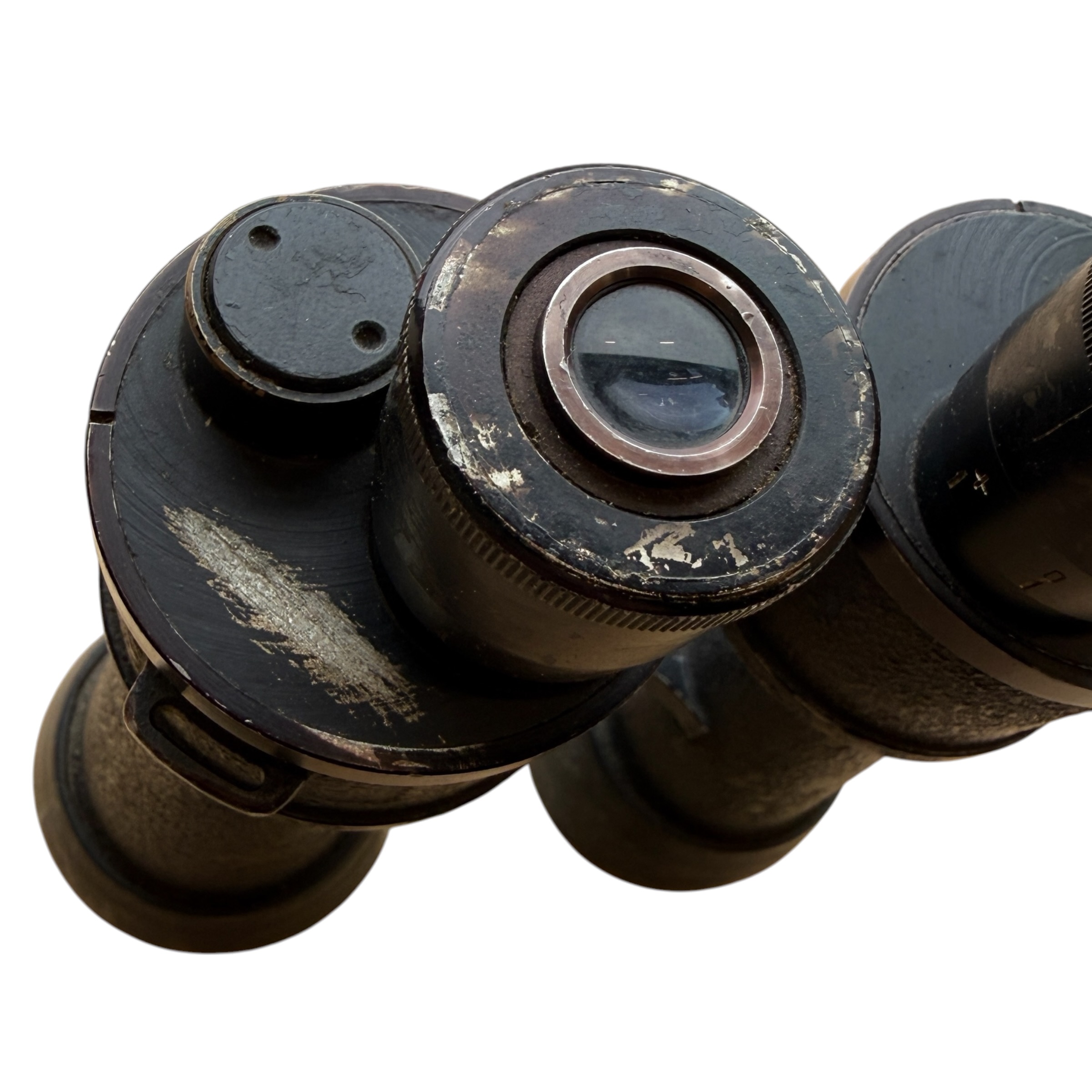 Original WWII German Kriegsmarine 7x50 Binoculars 'Beh' - Afbeelding 5
