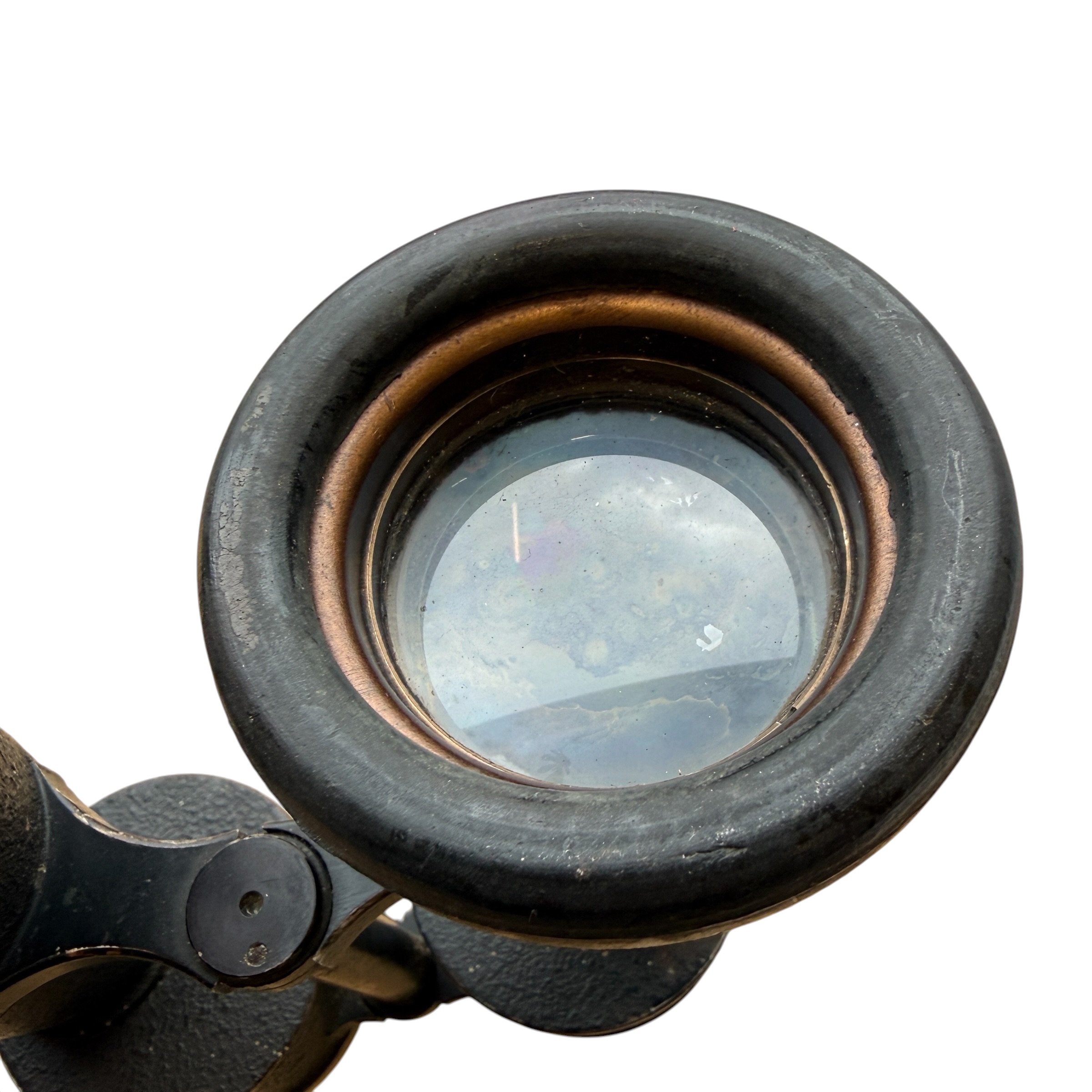 Original WWII German Kriegsmarine 7x50 Binoculars 'Beh' - Afbeelding 11