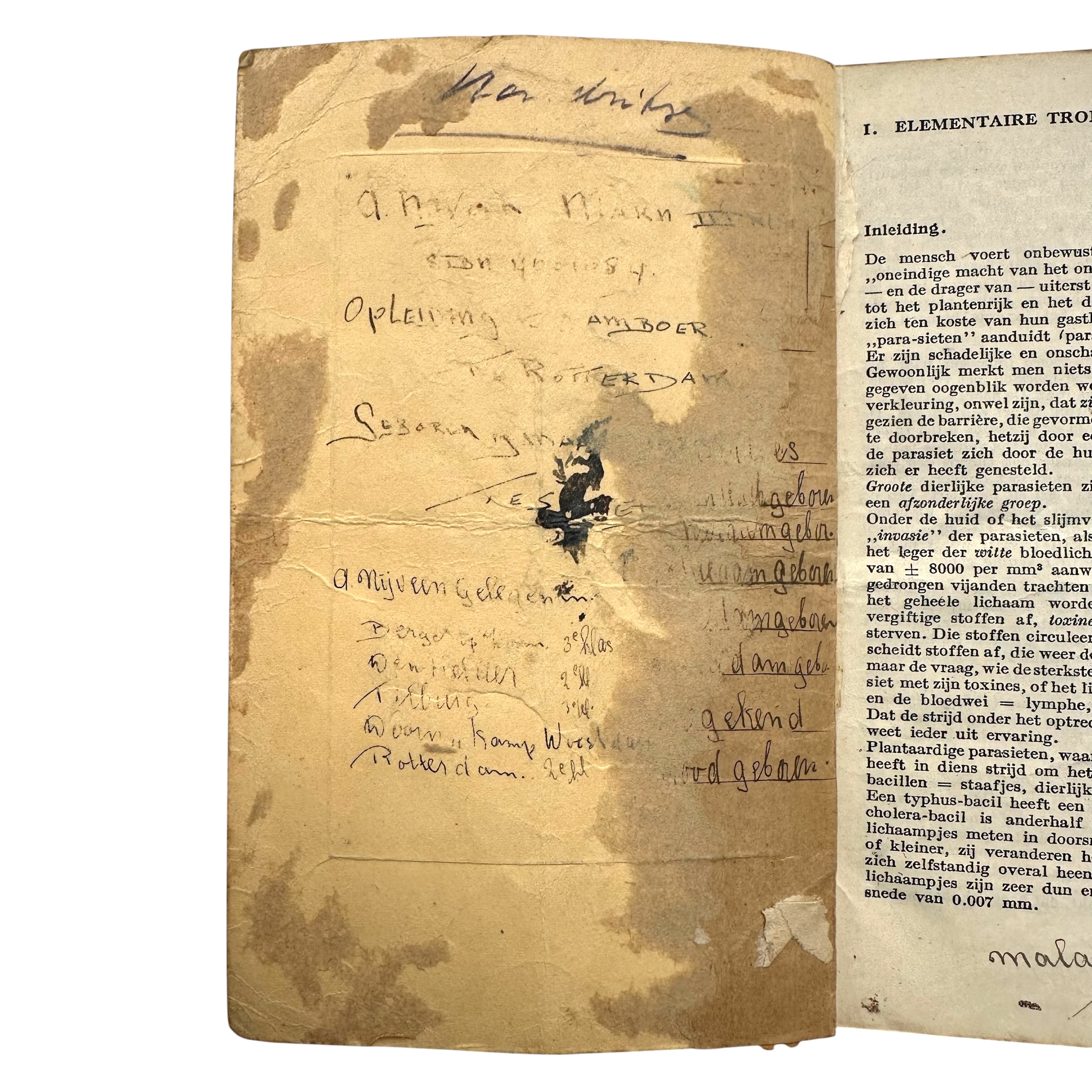 Original 1946 Royal Netherlands Navy Tropical Pocket Book – Netherlands East Indies - Afbeelding 3