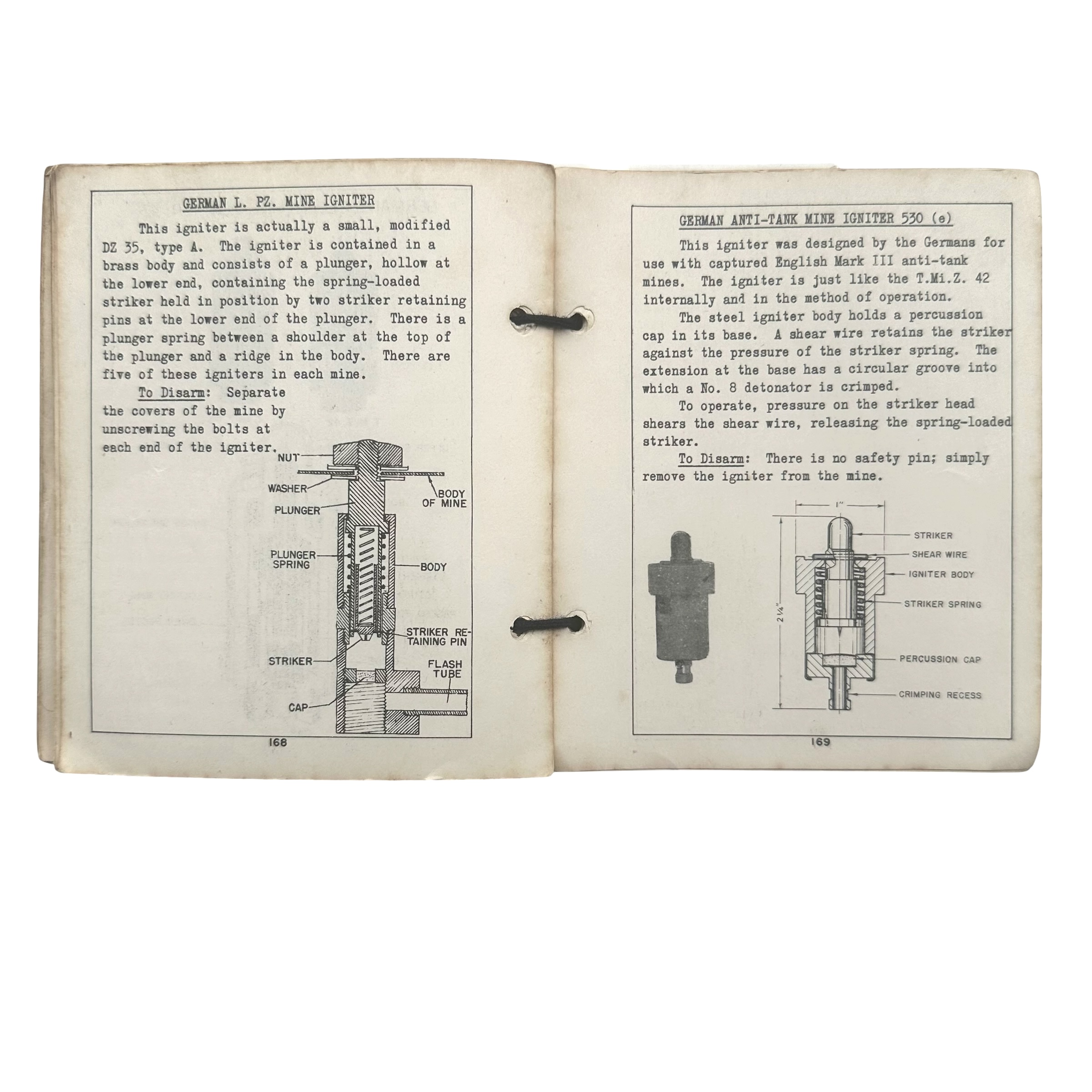 Original WWII US Army Mines and Charges Used by the German Army Manual – December 1944 - Afbeelding 5