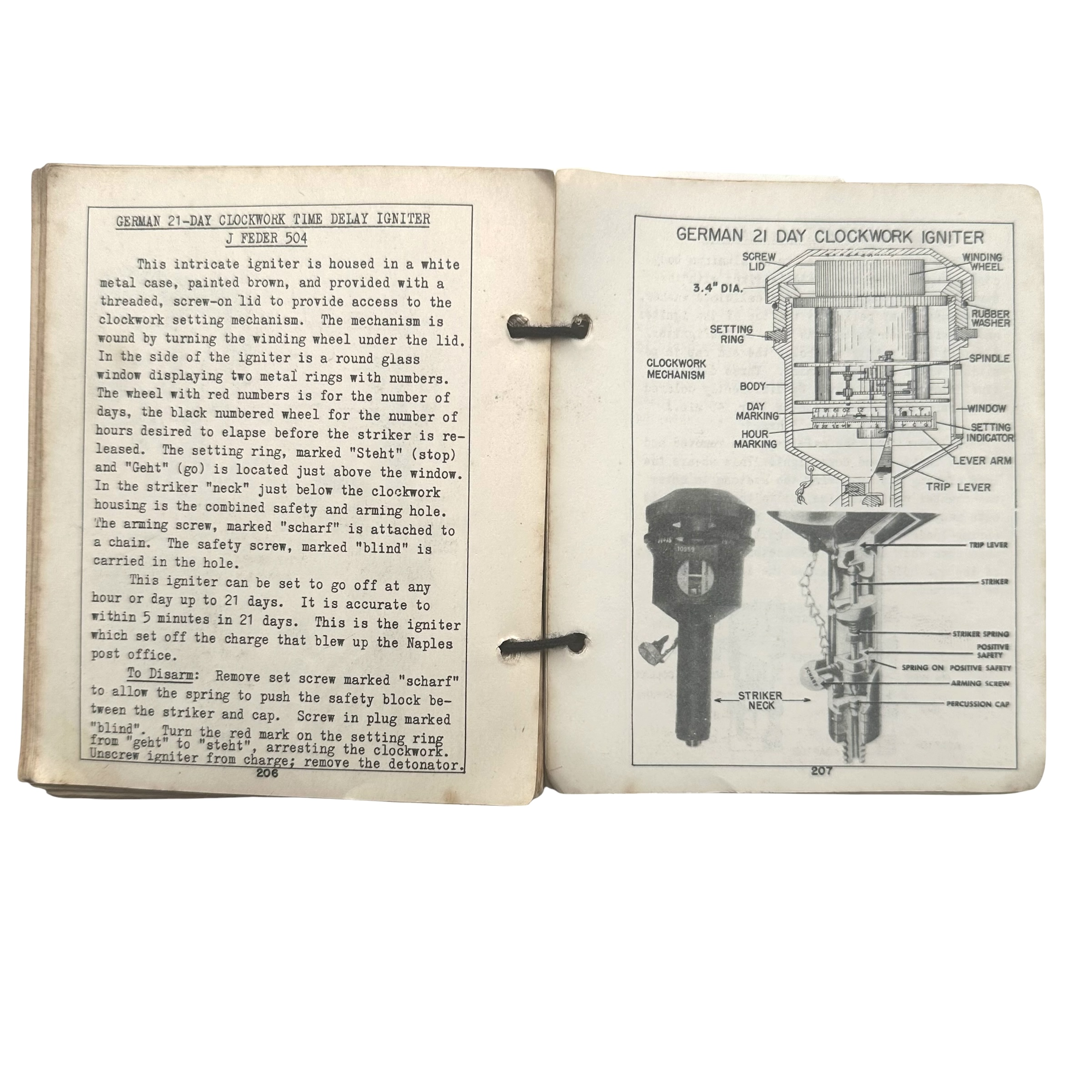 Original WWII US Army Mines and Charges Used by the German Army Manual – December 1944 - Afbeelding 7