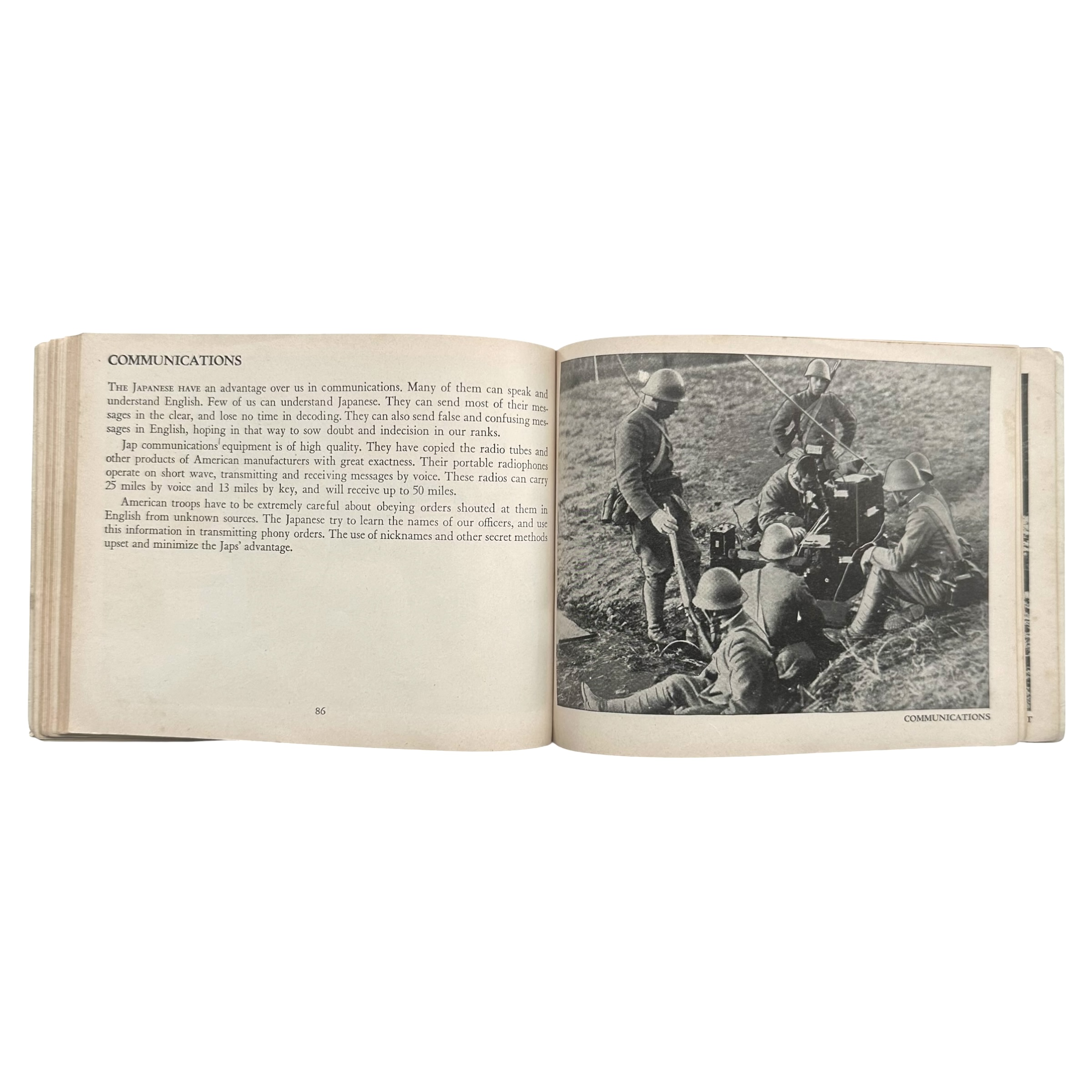 Original WWII US 'The Jap Soldier' Illustrated Military Intelligence Booklet - Afbeelding 11