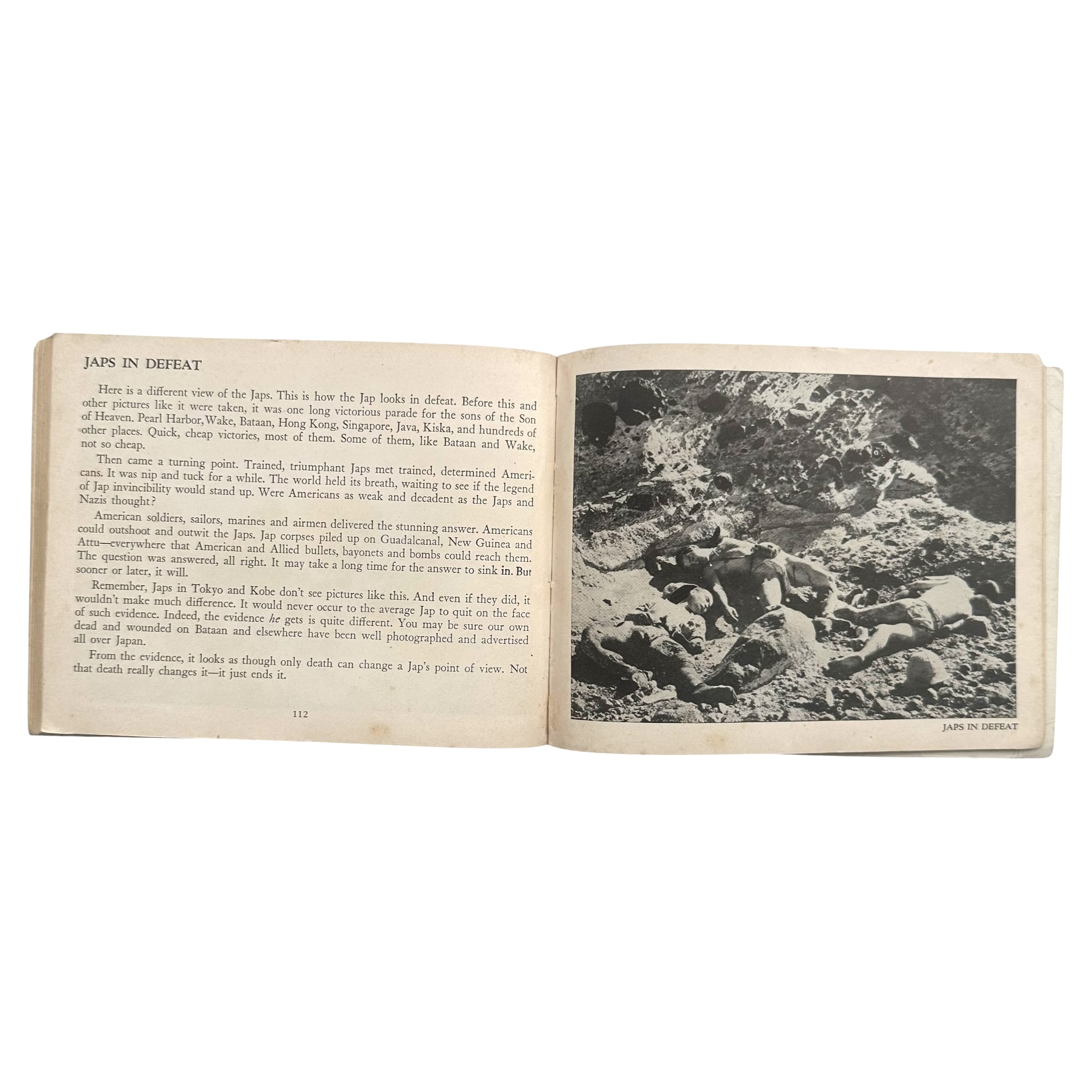 Original WWII US 'The Jap Soldier' Illustrated Military Intelligence Booklet - Afbeelding 12