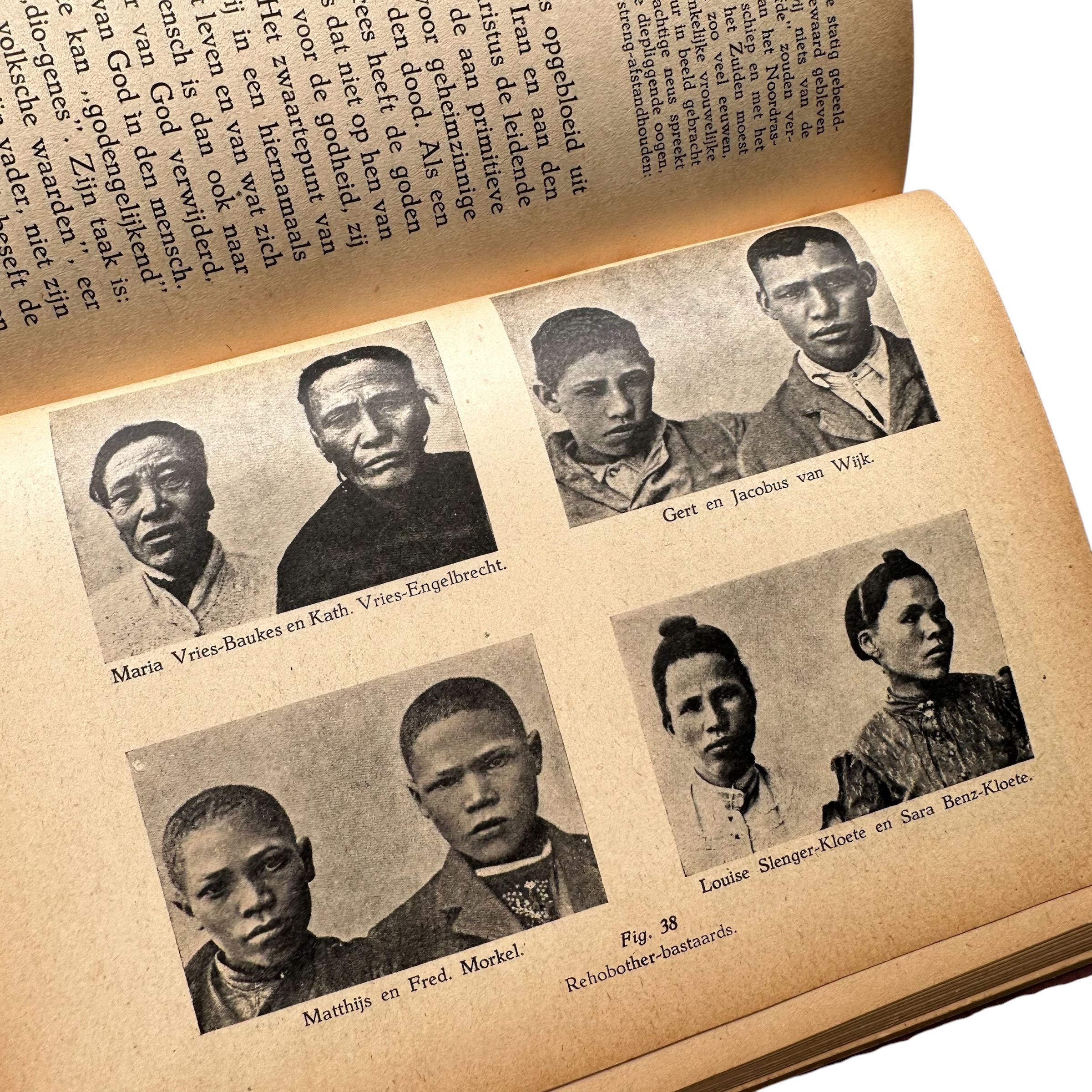 Original WWII Dutch Collaboration Racial Ideology Book 'Ras en Toekomst' Dr. G.W. Hylkema 1944