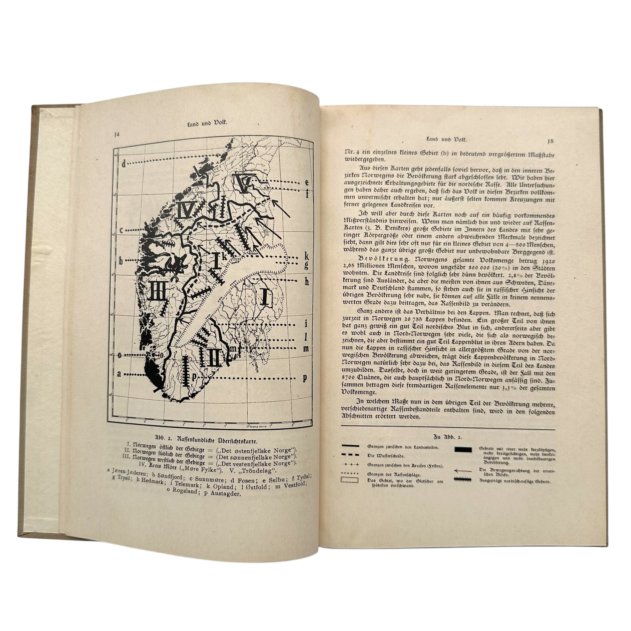 Original 1929 German Racial Anthropology Book 'Der nordische Mensch' by Halfdan Bryn – J.F. Lehmanns Verlag München