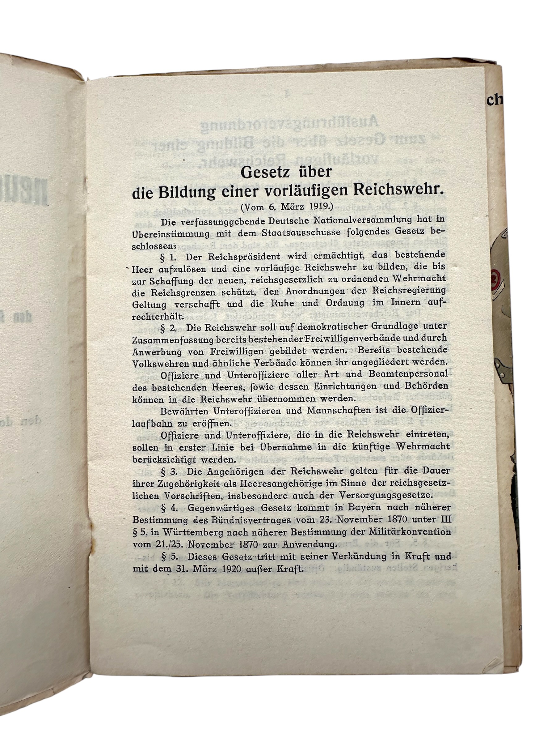 Original 1919 German Reichswehr & Freikorps Uniform and Insignia Reference Books by Moritz Ruhl - Steinhauer & Lück, Lüdenscheid