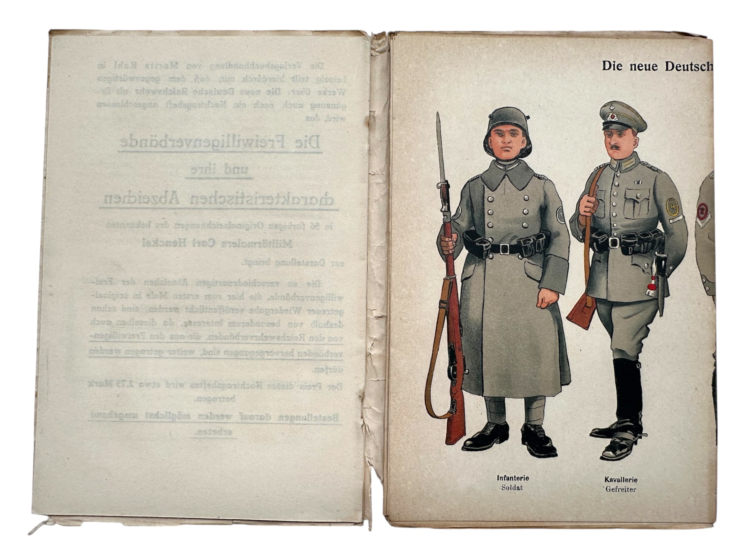Original 1919 German Reichswehr & Freikorps Uniform and Insignia Reference Books by Moritz Ruhl - Steinhauer & Lück, Lüdenscheid