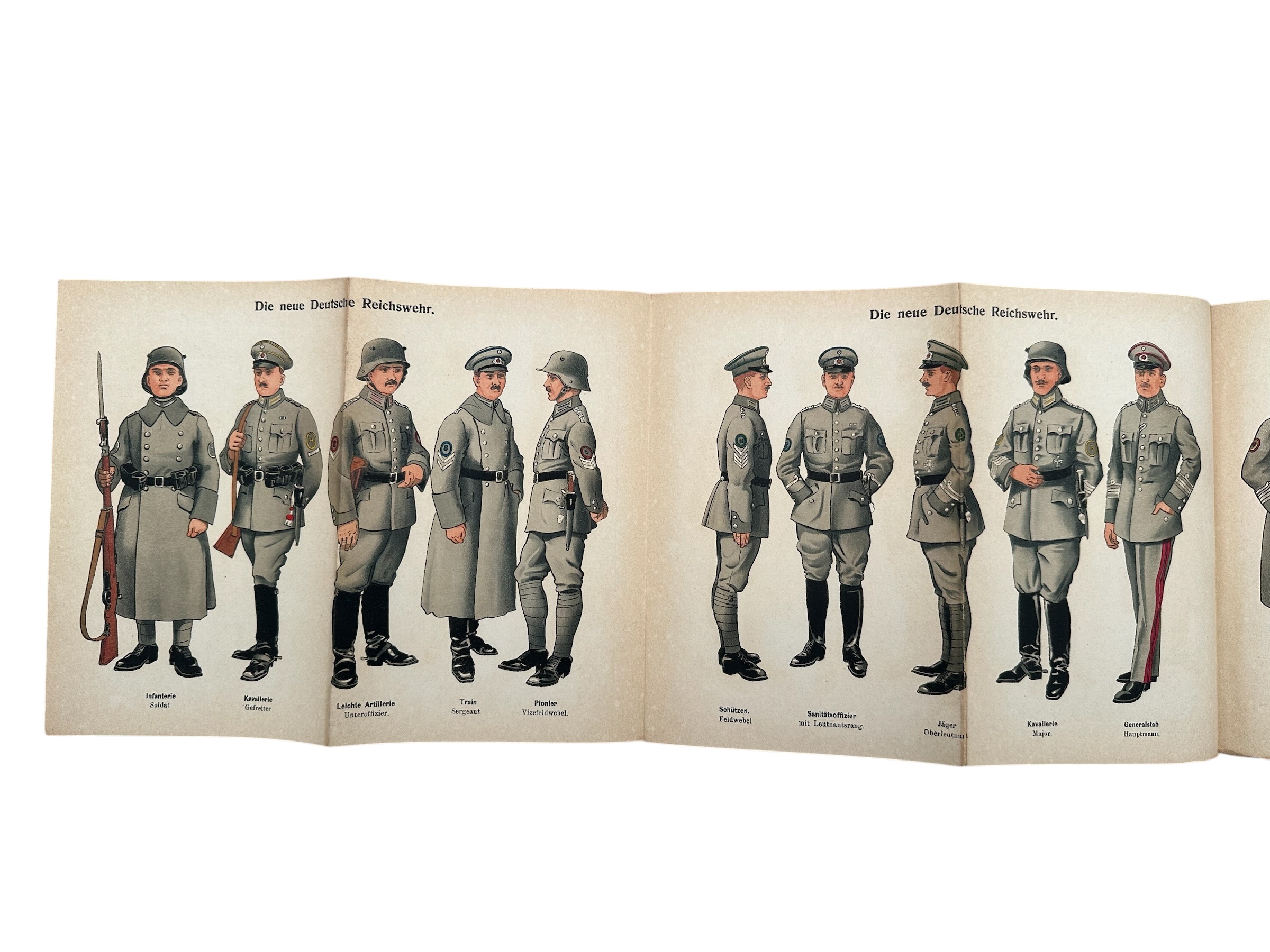 Original 1919 German Reichswehr & Freikorps Uniform and Insignia Reference Books by Moritz Ruhl - Steinhauer & Lück, Lüdenscheid