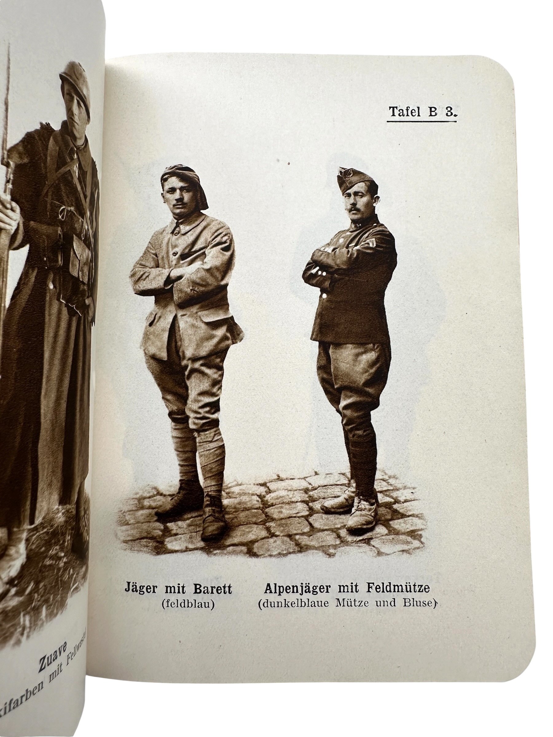 Original WW1 German General Staff Intelligence Handbook French Army Uniforms & Insignia 1917