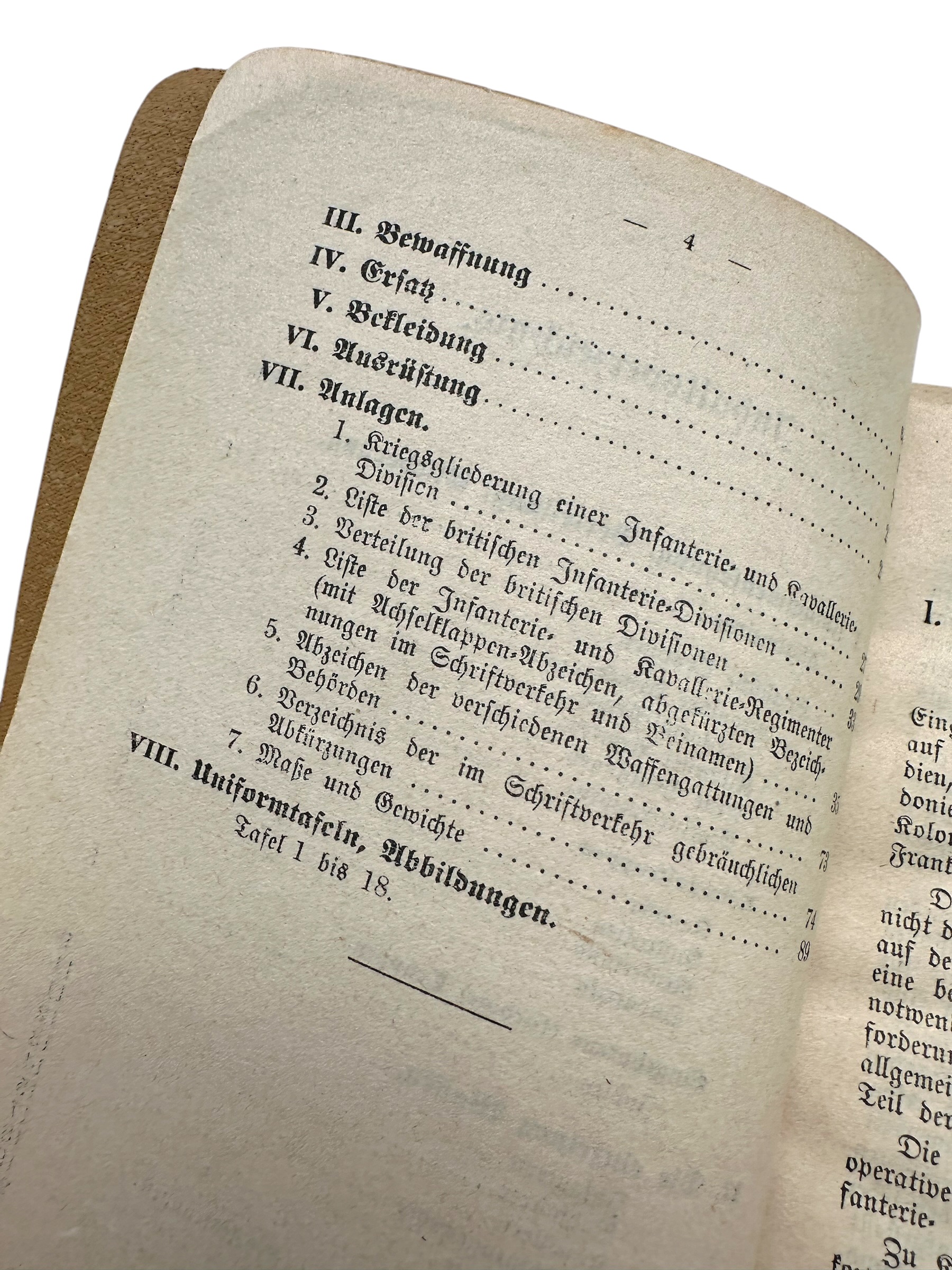 Original WW1 German Military Intelligence Book British Army 1918 – Nur für den Dienstgebrauch - Afbeelding 4