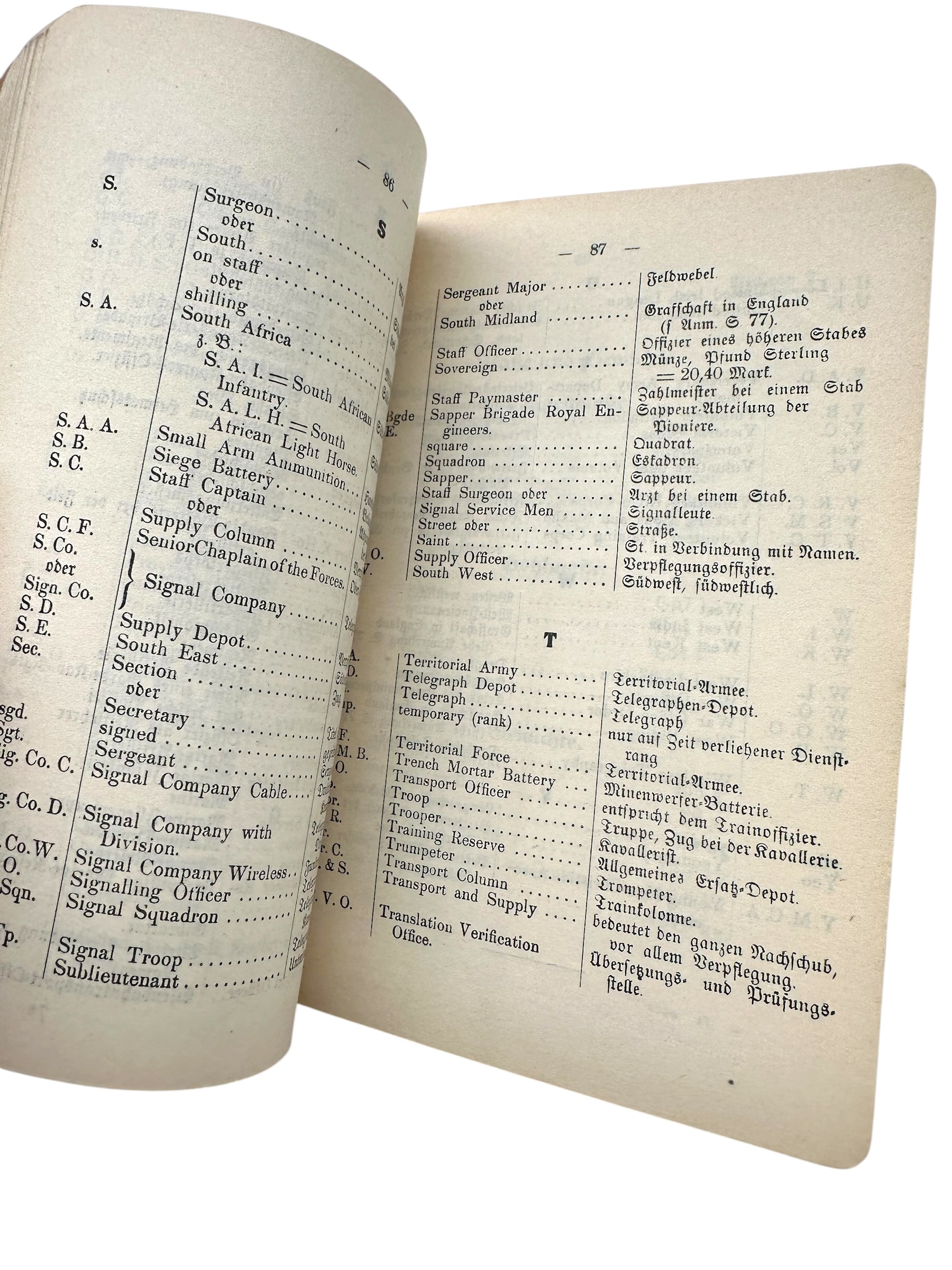 Original WW1 German Military Intelligence Book British Army 1918 – Nur für den Dienstgebrauch - Afbeelding 11