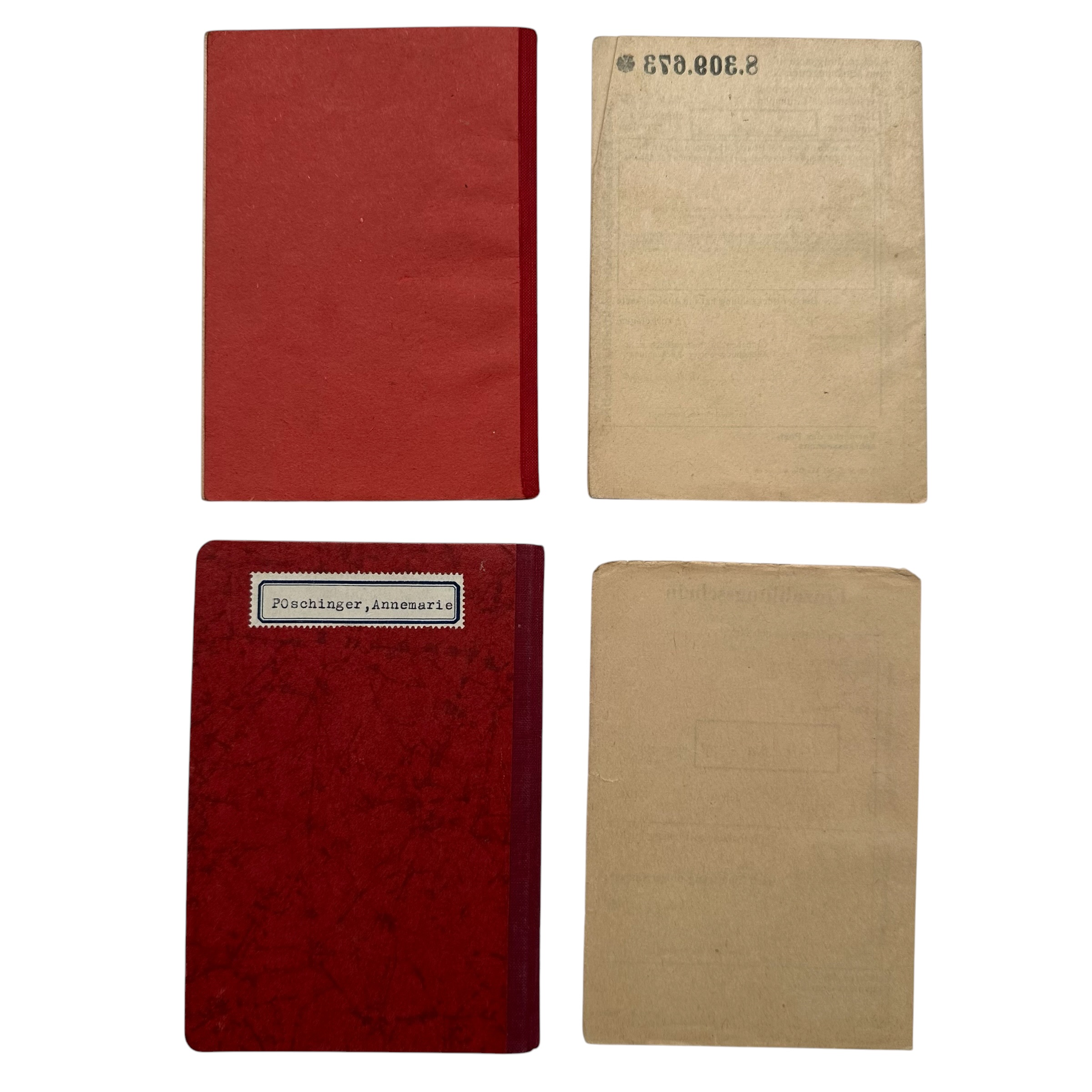 Original WWII German Reichspost Postsparbuch & Deutsche Arbeitsfront DAF Document Set - Afbeelding 14