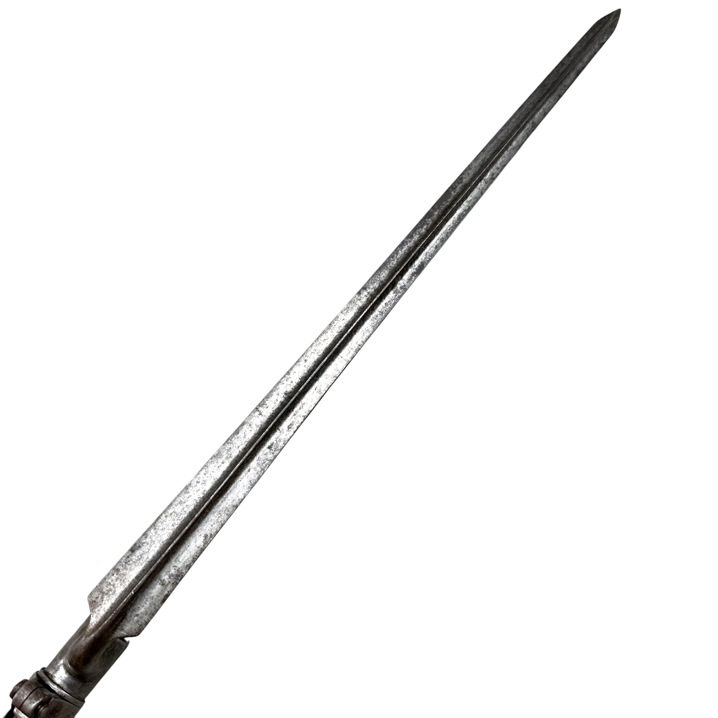Original Austrian Model 1854 Lorenz Rifle Socket Bayonet – M1854 Austro-Hungarian Army - Afbeelding 5